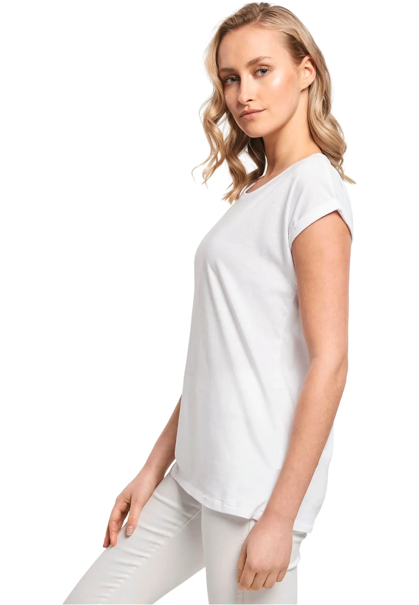 Camiseta ecorresponsable mangas vueltas mujer