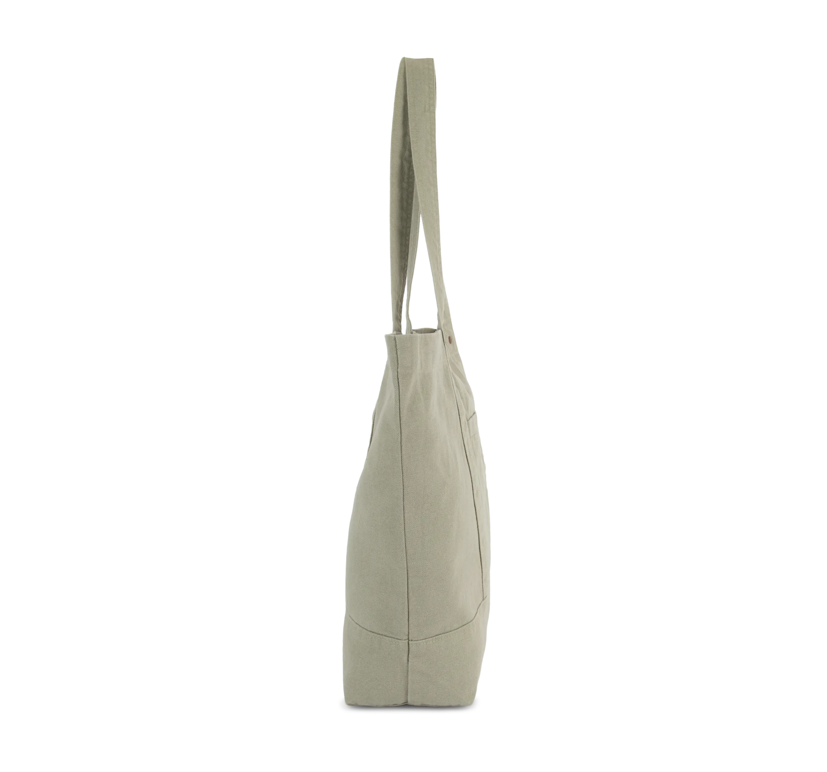 Bolsa shopper grande con bolsillo lateral