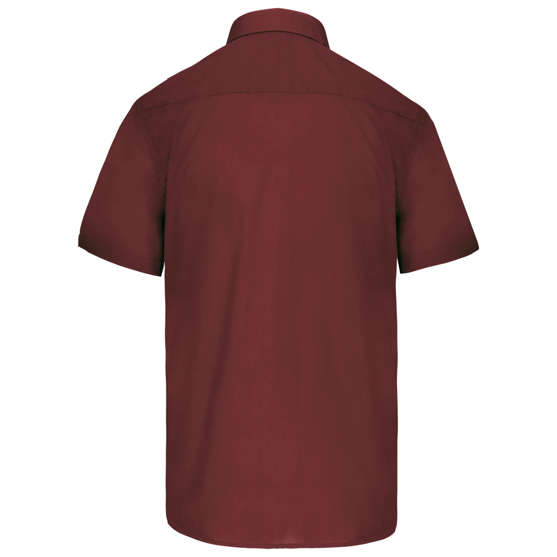 Camisa popelina de polialgodón manga corta de fácil cuidado hombre