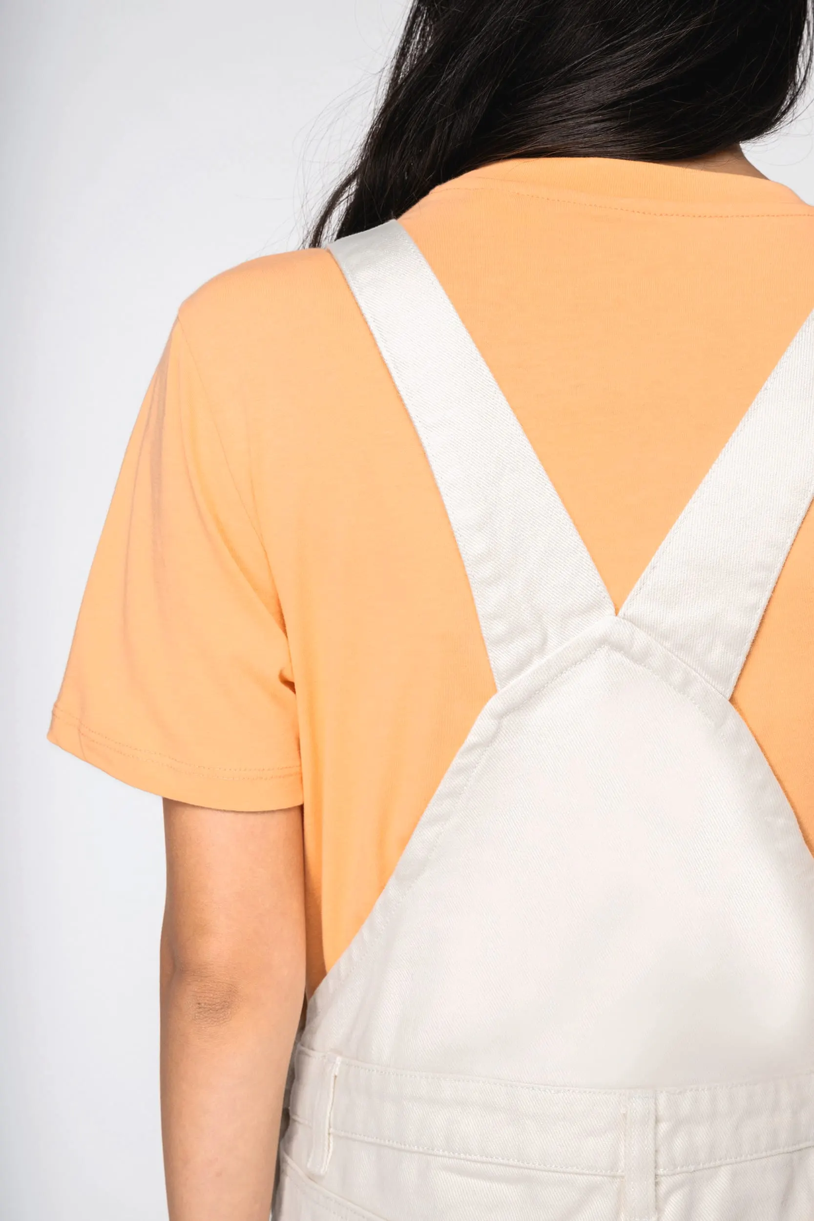 Vestido tipo peto ecorresponsable mujer