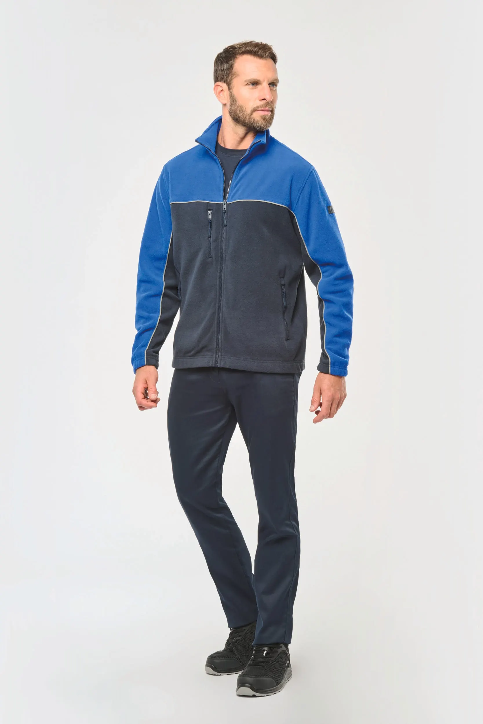 Chaqueta micropolar bicolor ecorresponsable - Unisex