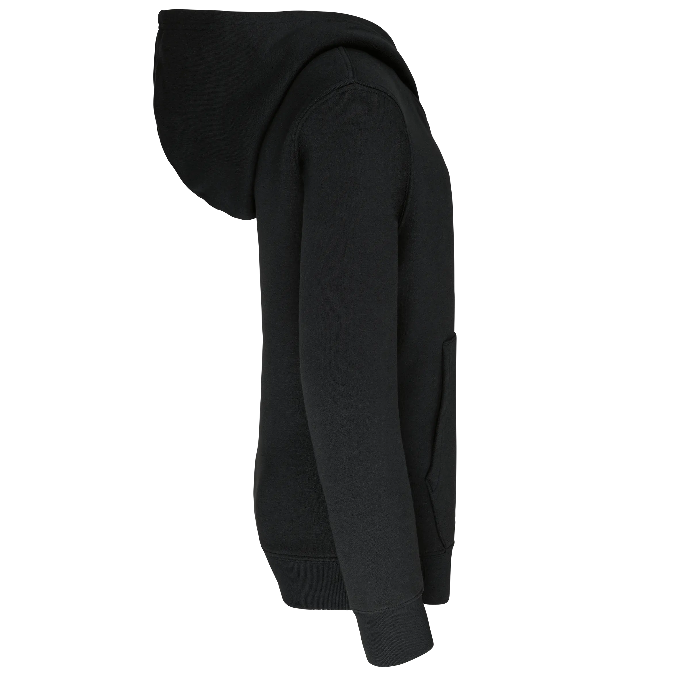 Sudadera capucha contrastada niños