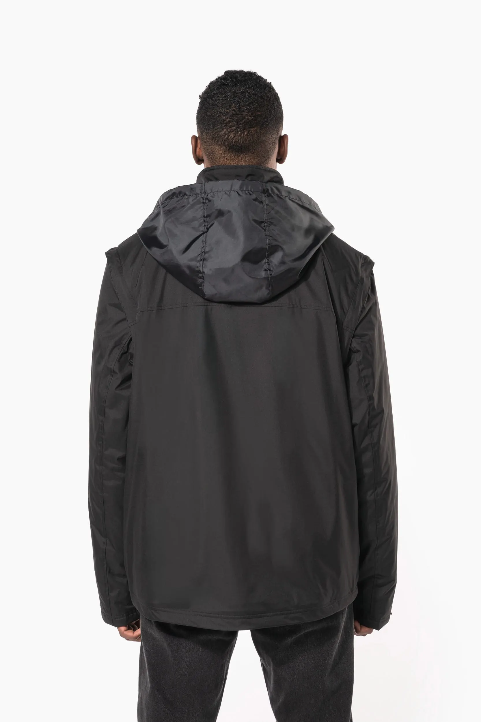Chaqueta con mangas amovibles hombre