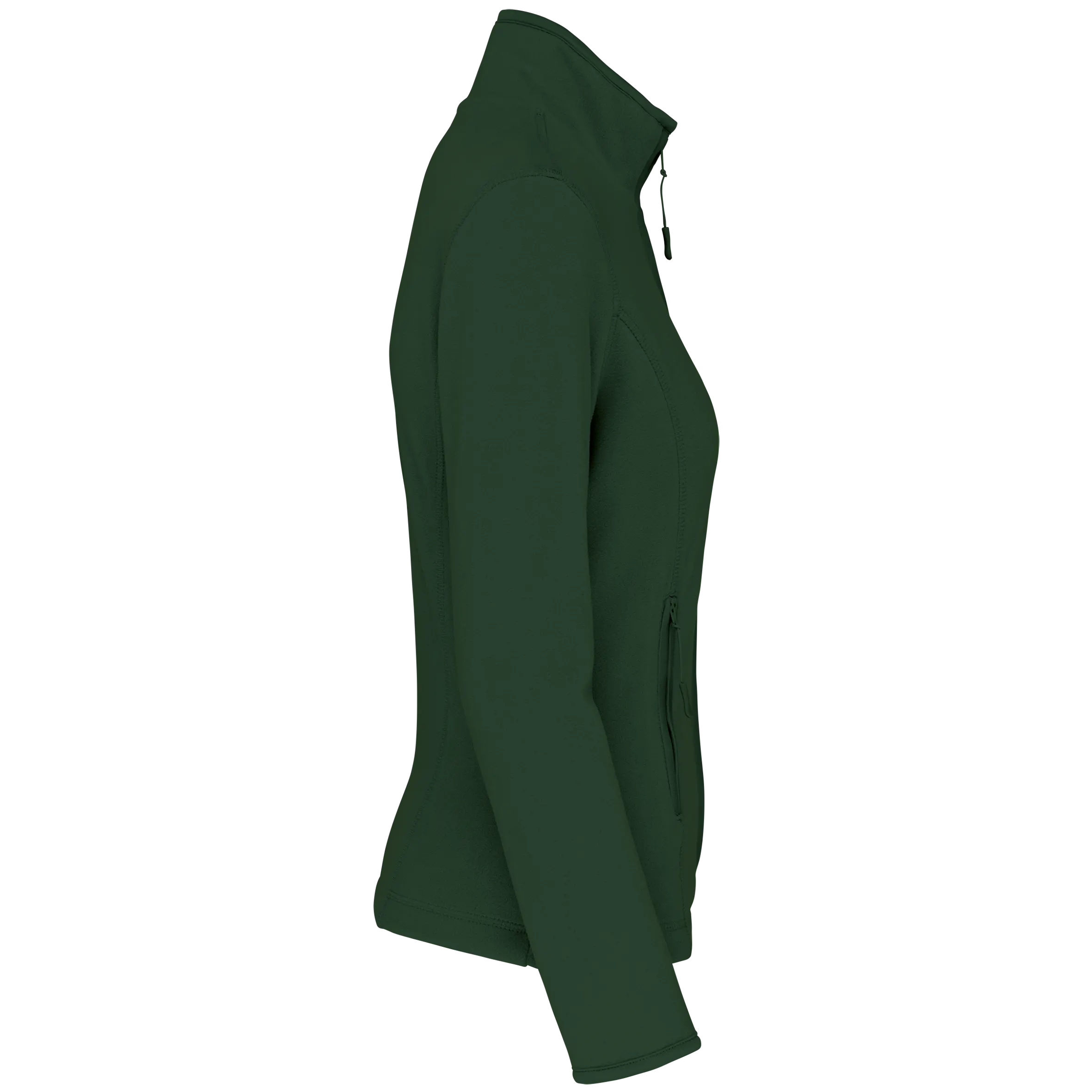 Chaqueta micropolar con cremallera mujer
