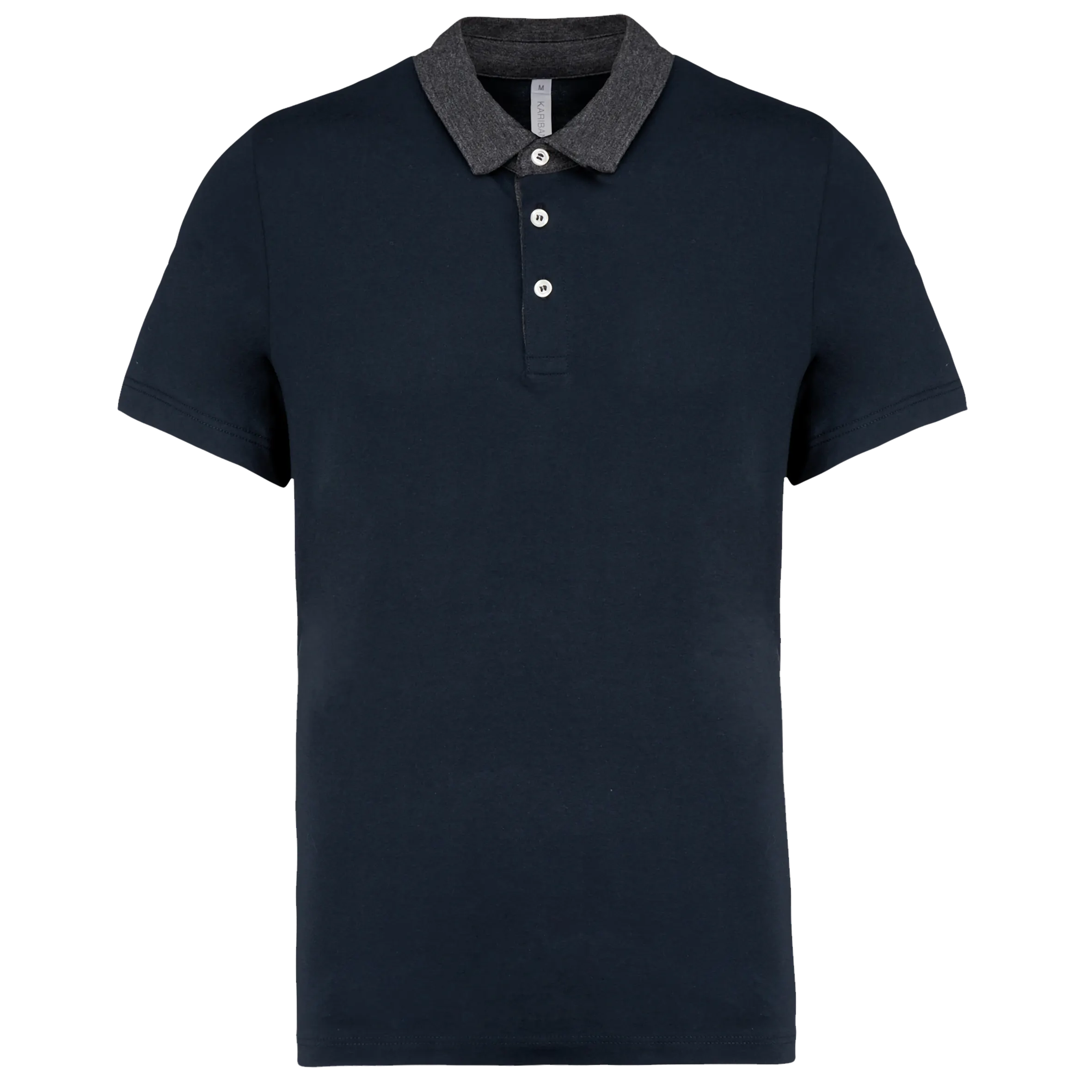 Polo jersey bicolor hombre