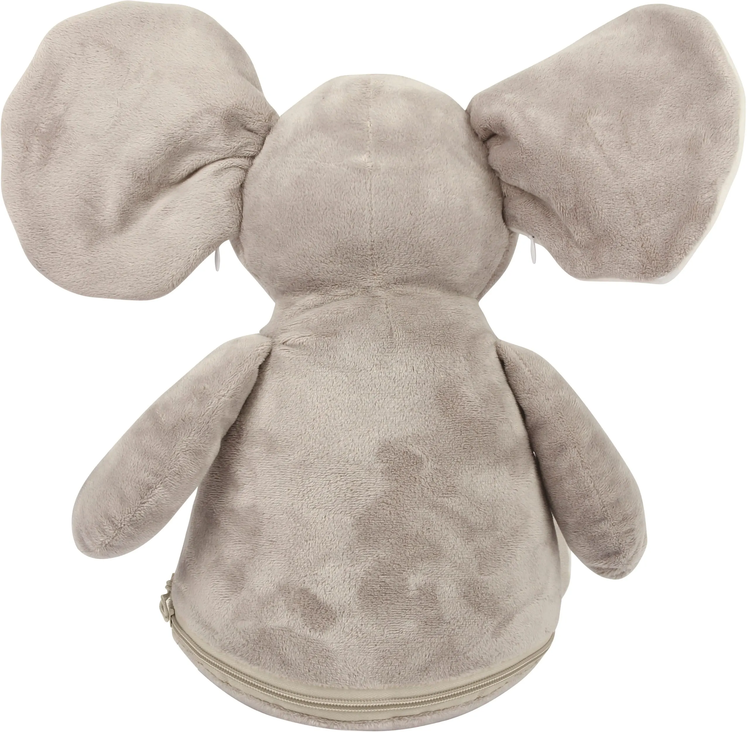Elefante de peluche con cremallera