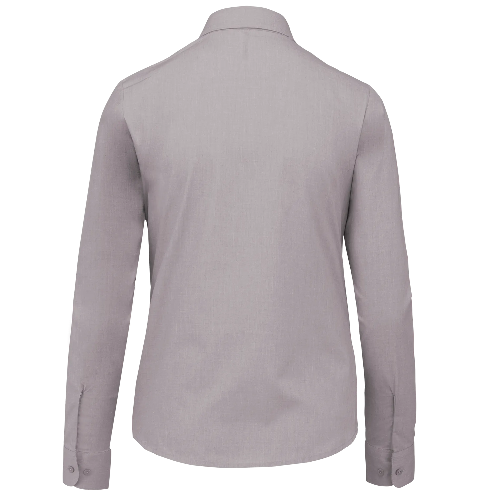 Camisa popelina de polialgodón manga larga mujer