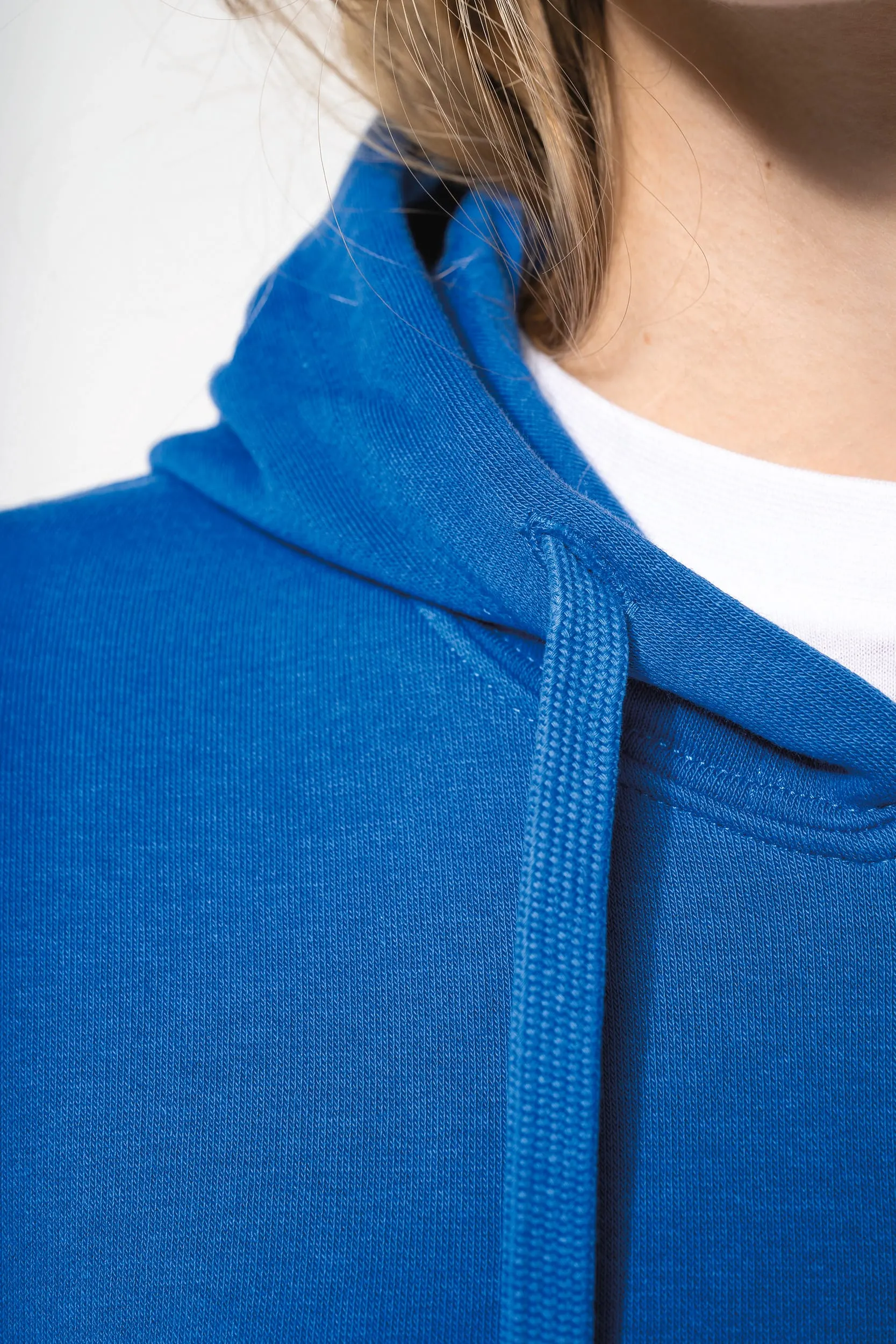 Sudadera con capucha y cremallera ecorresponsable mujer