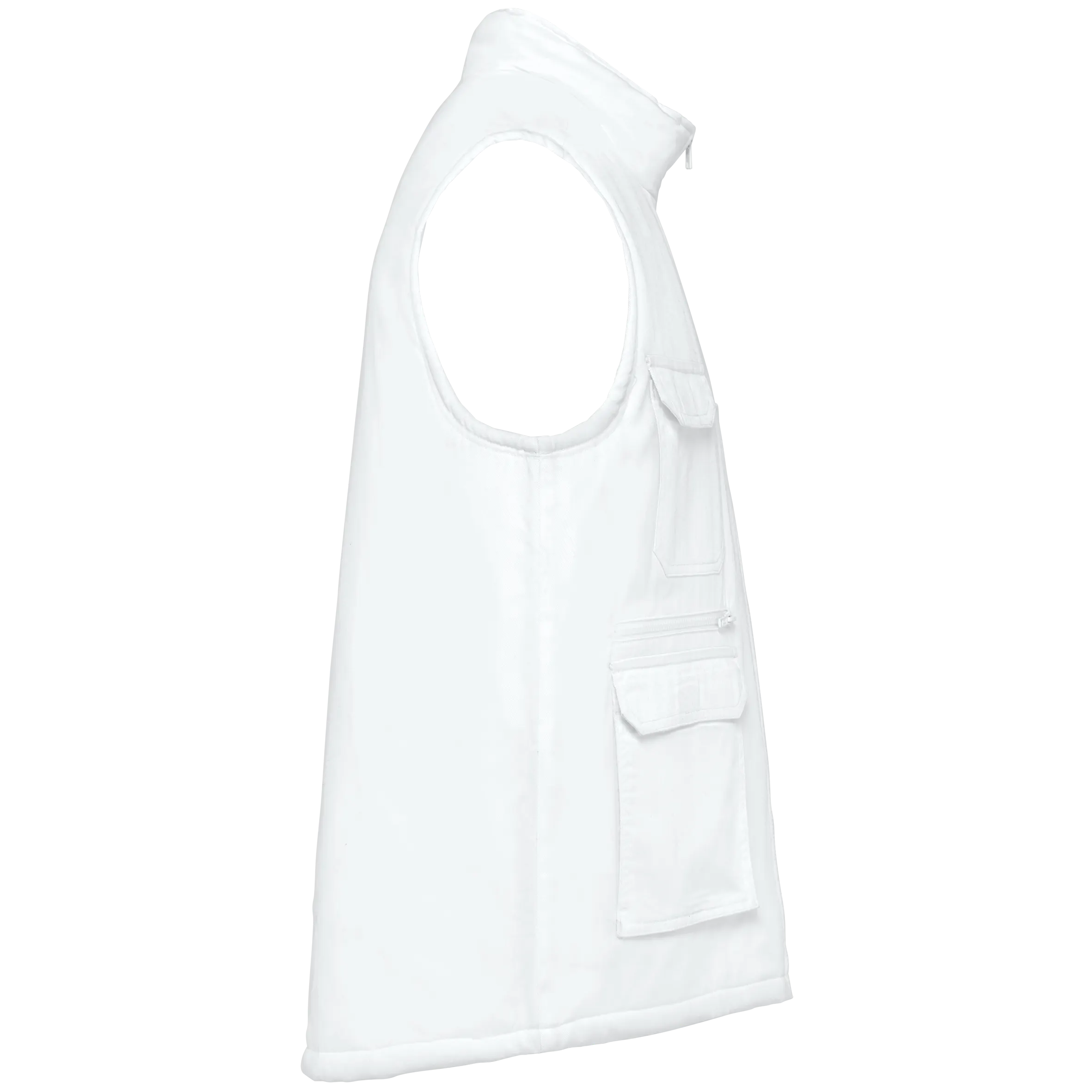 Chaleco polialgodón multibolsillos acolchado - Unisex