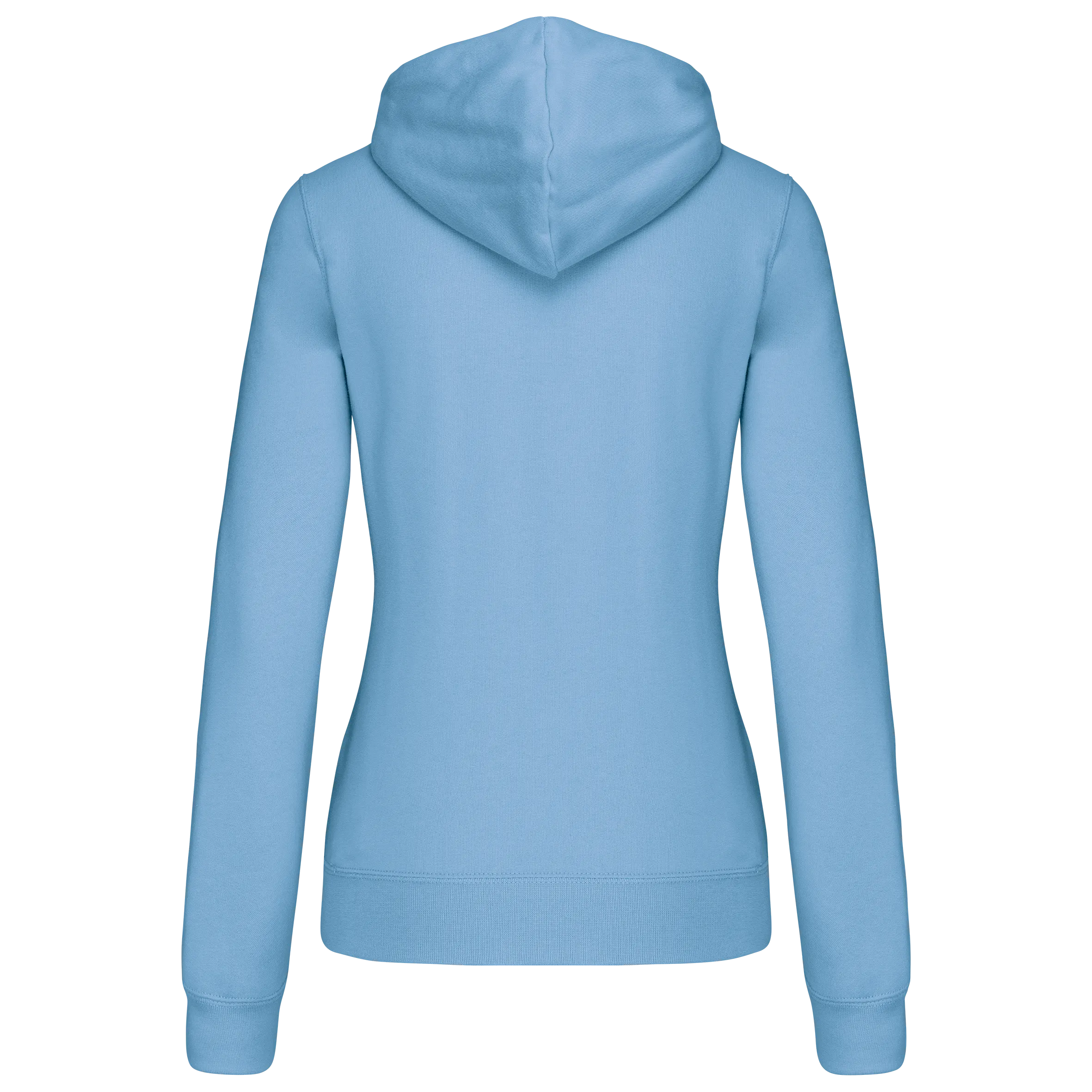 Sudadera capucha contrastada mujer
