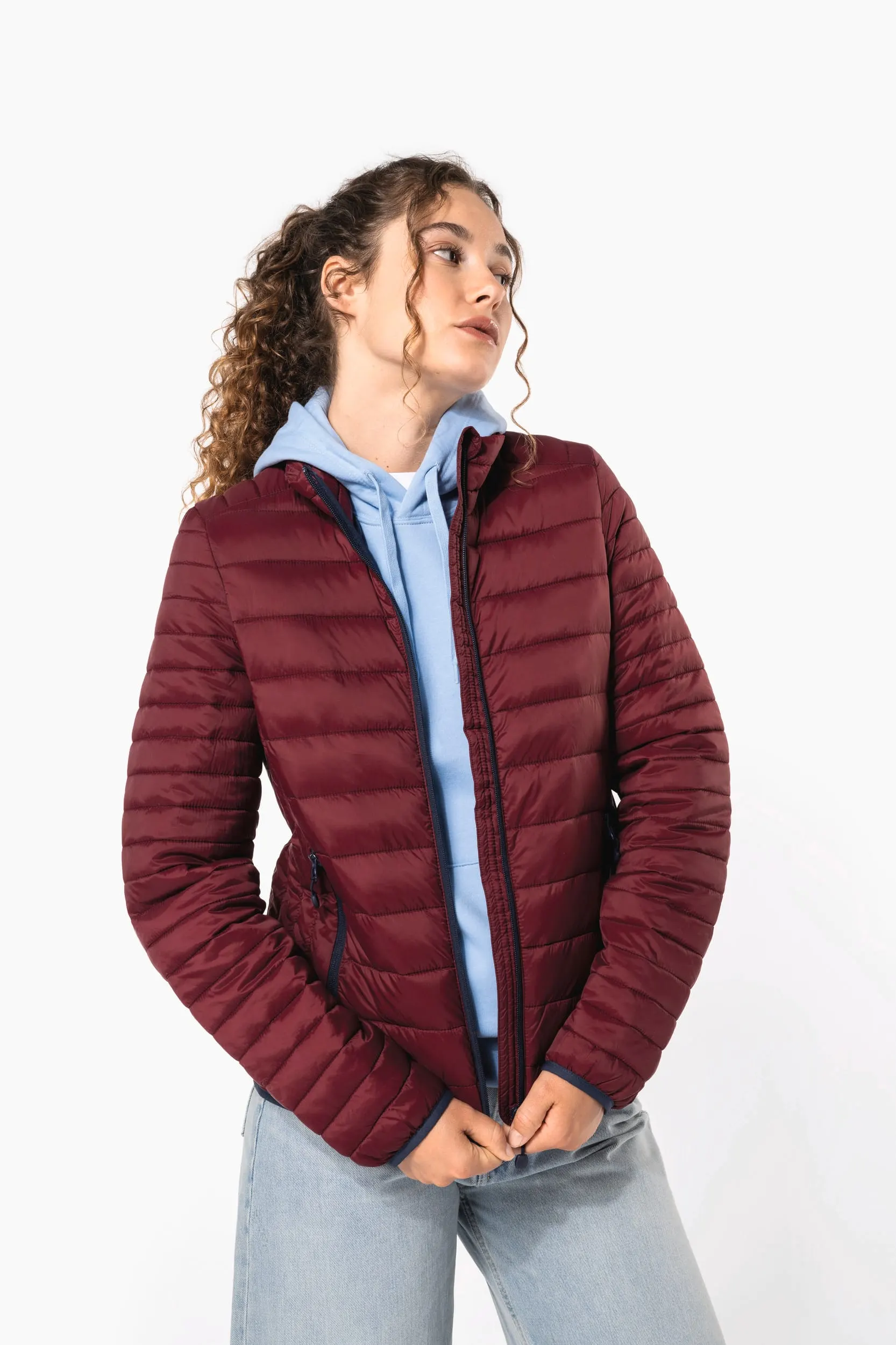 Chaqueta acolchada y ligera mujer