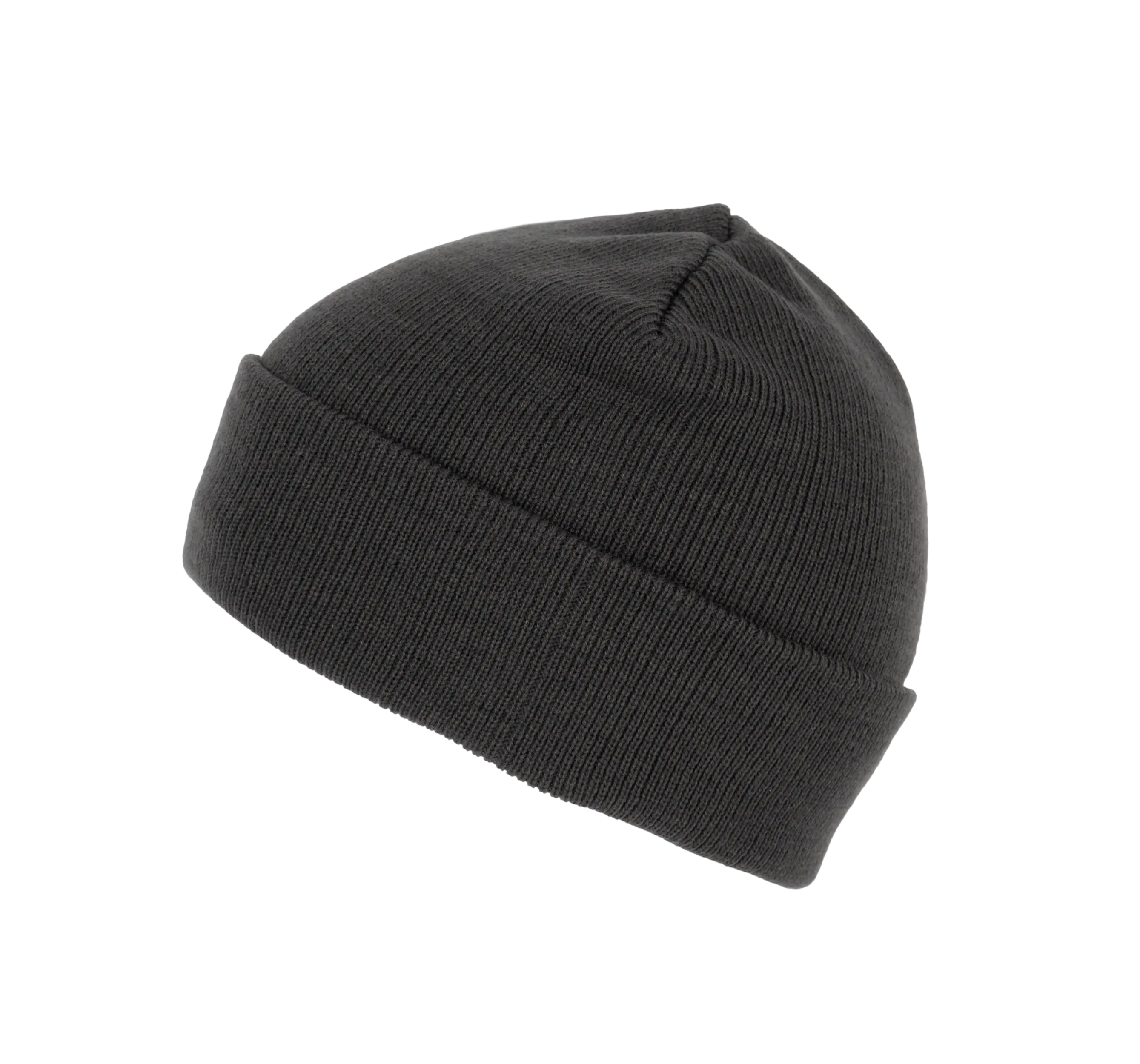 Gorro punto reciclado con dobladillo