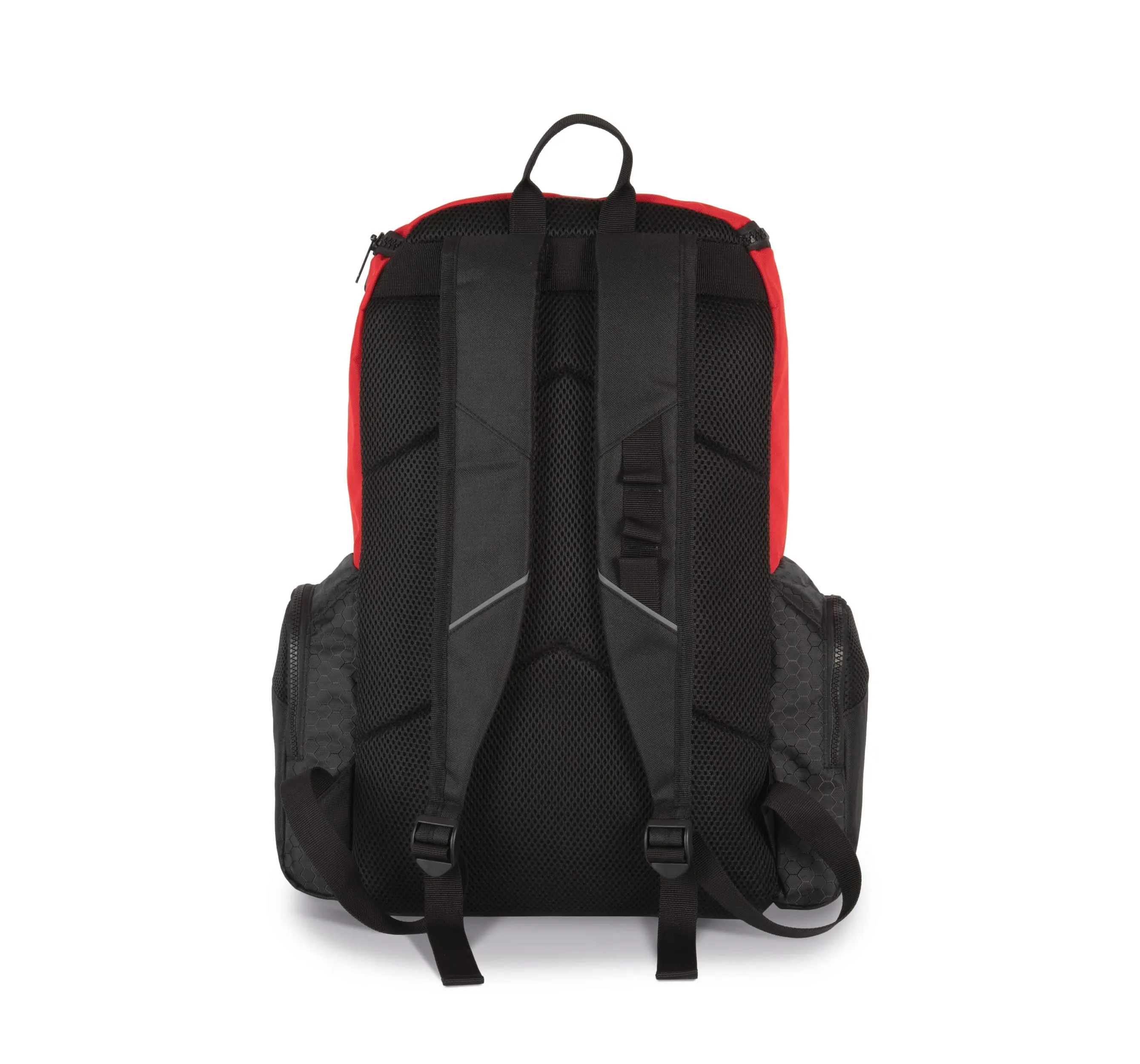 Mochila de deporte con portaobjetos confeccionada en material reciclado