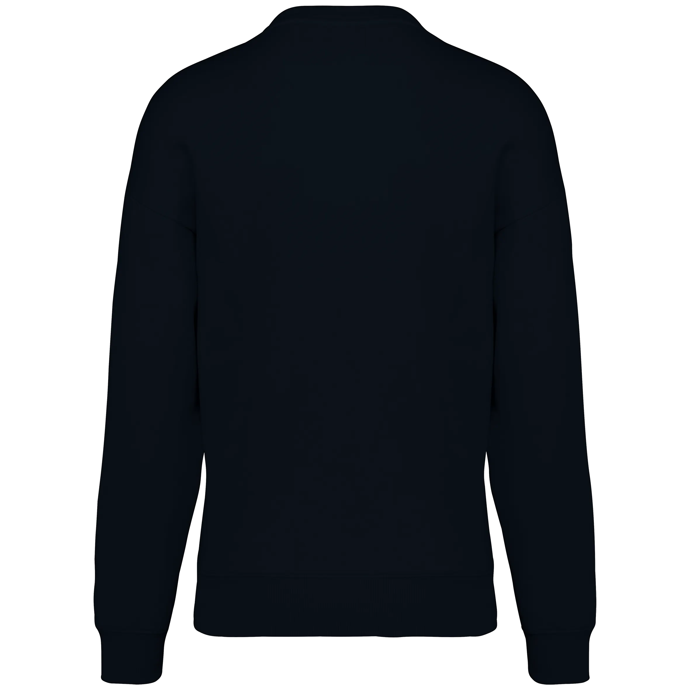 Sudadera ecorresponsable cuello redondo oversize unisex