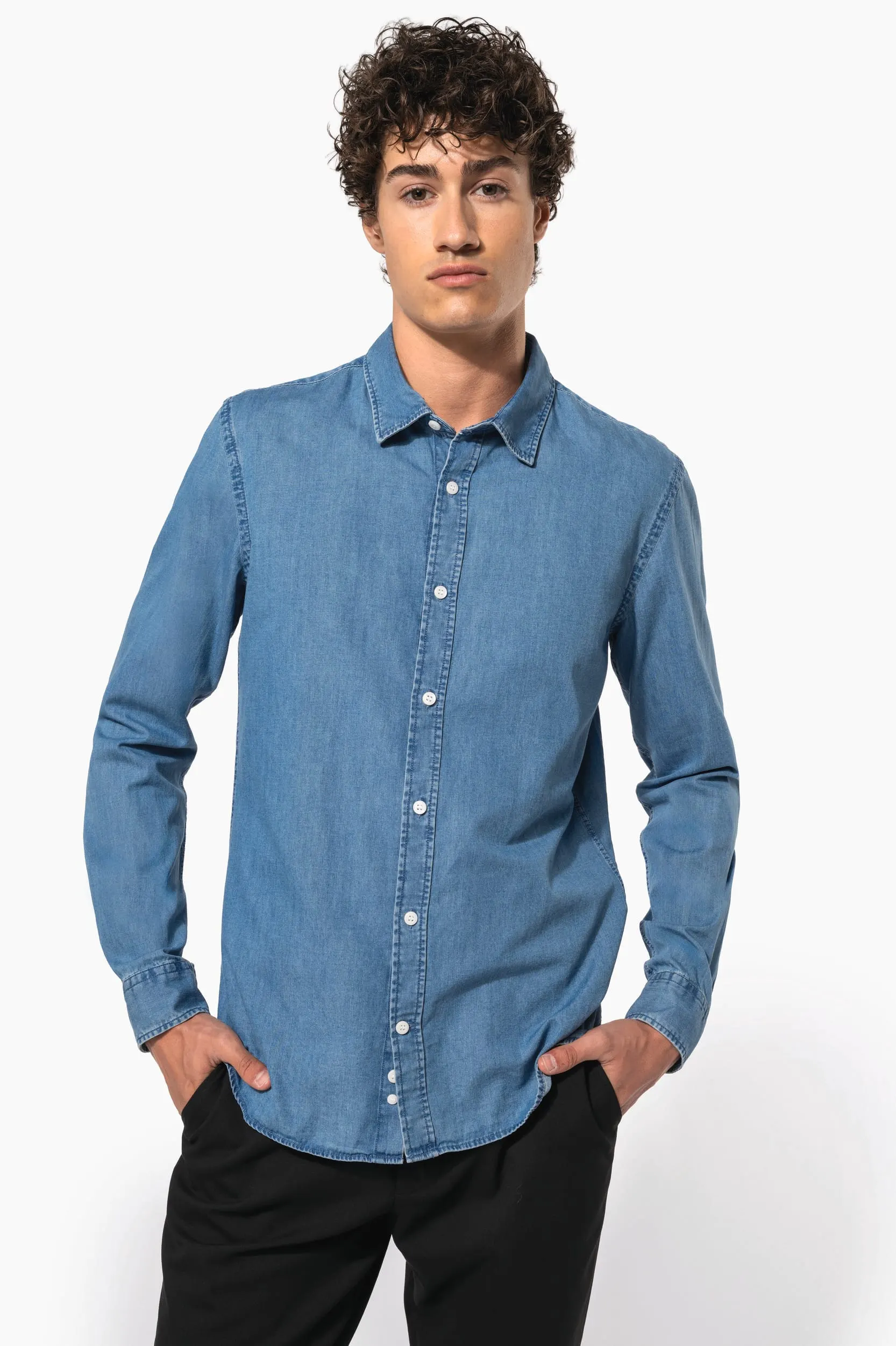 Camisa Denim hombre