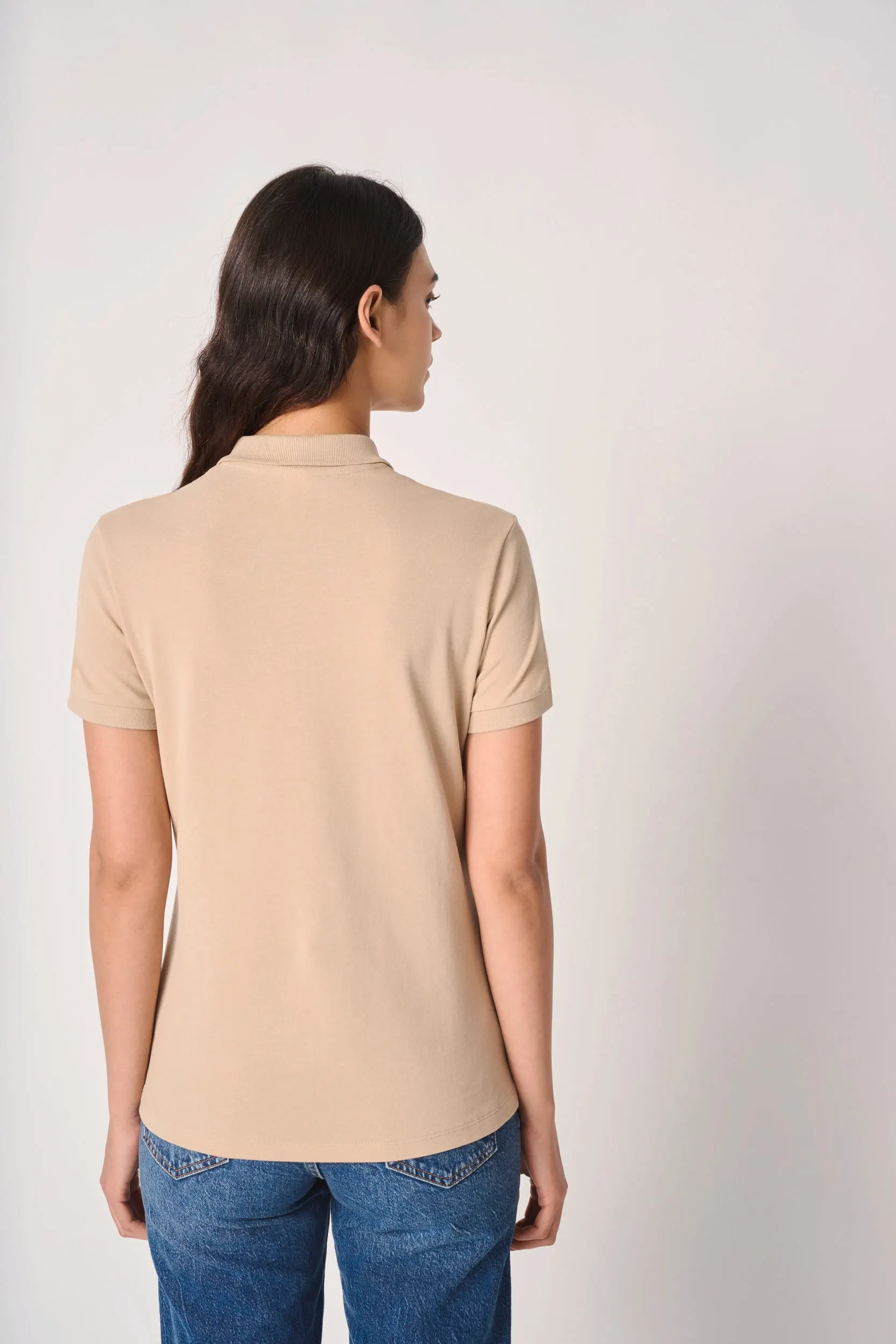Polo punto piqué mujer