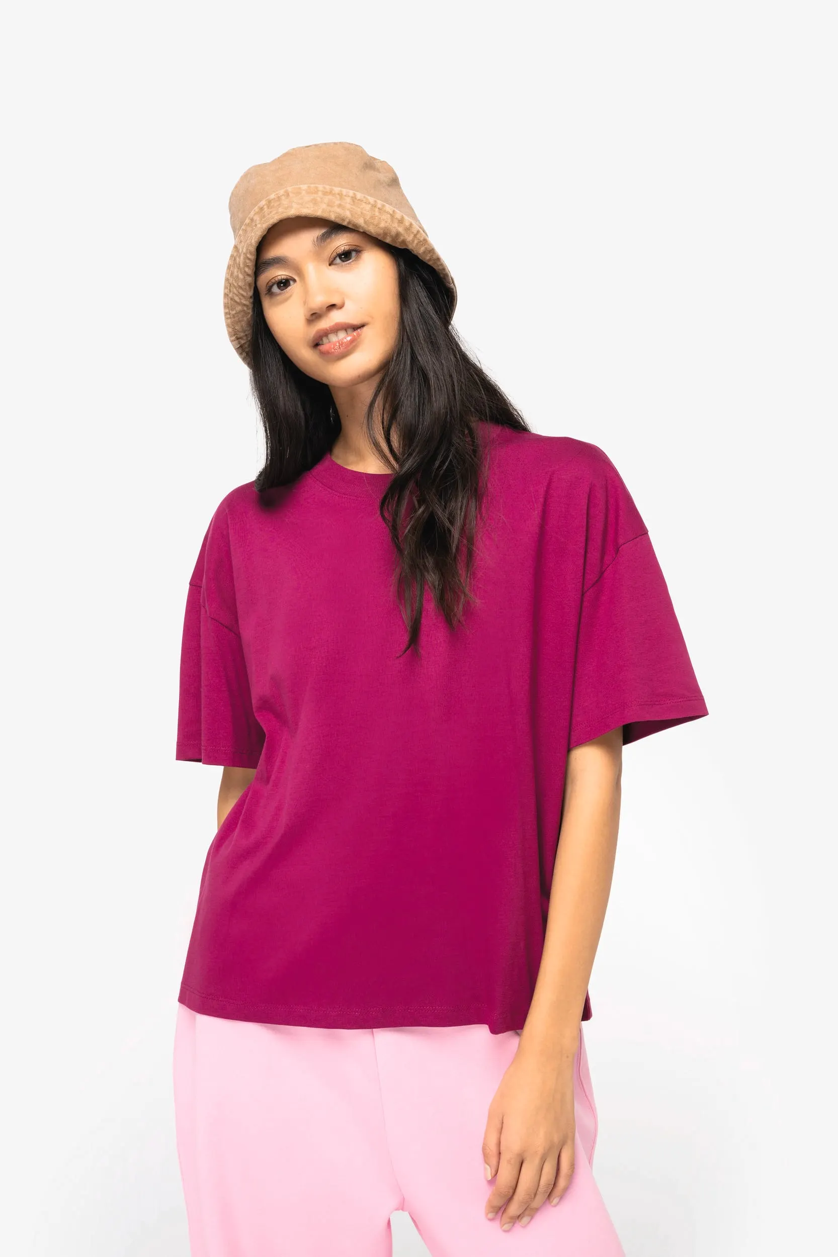 Camiseta ecorresponsable oversize mujer
