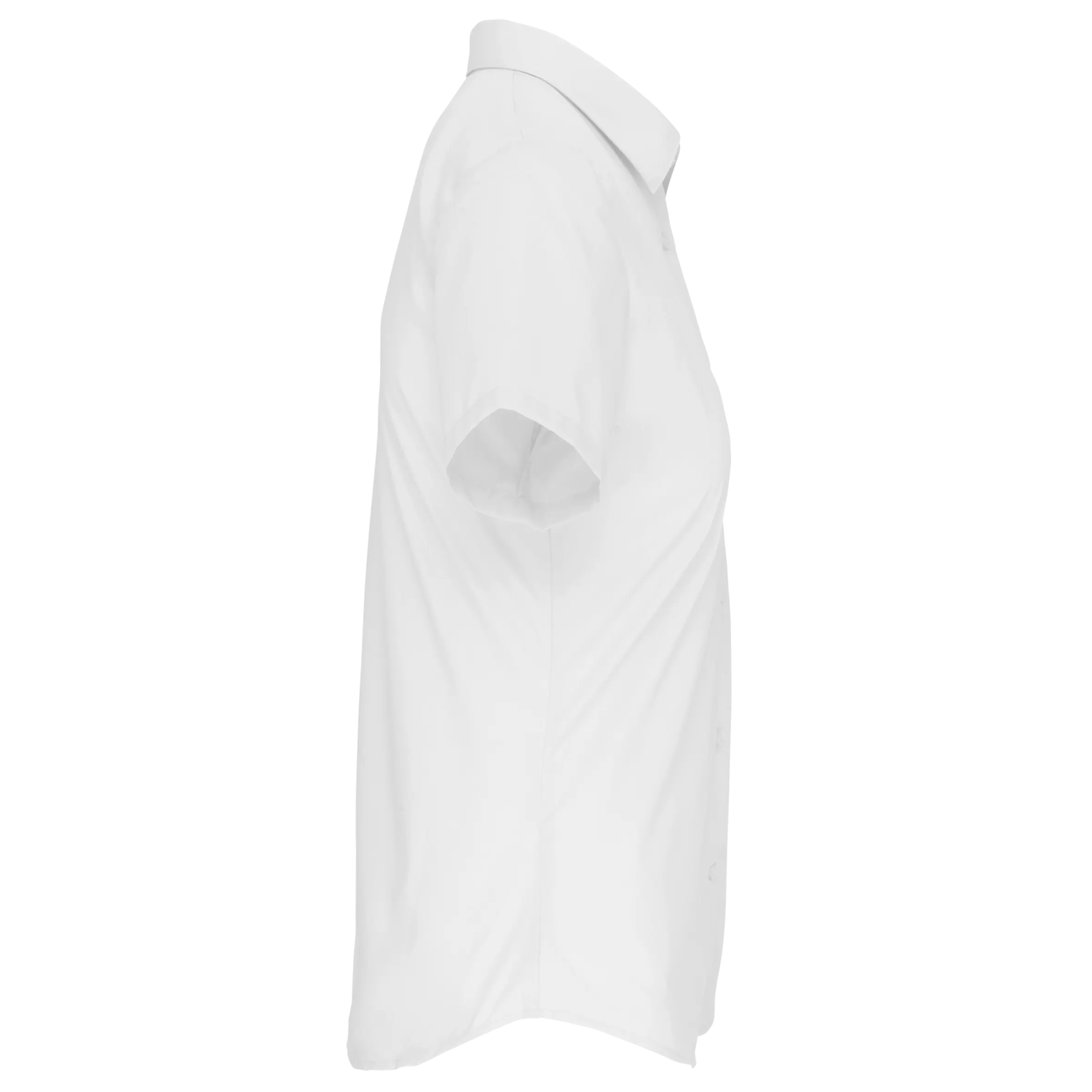 Camisa popelina manga corta mujer