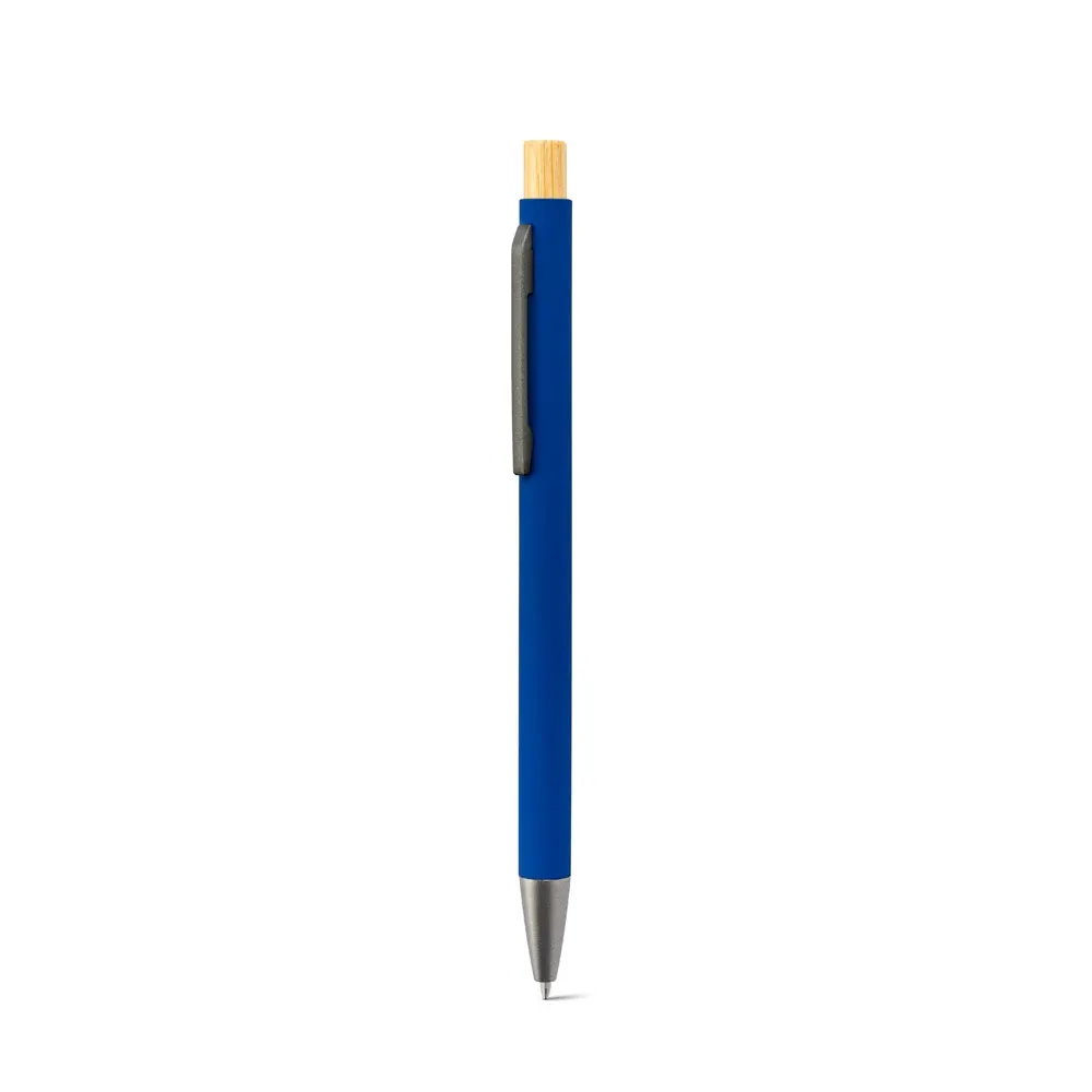 ZYLEN. Bolígrafo de aluminio reciclado (100% rAL), con acabado de goma