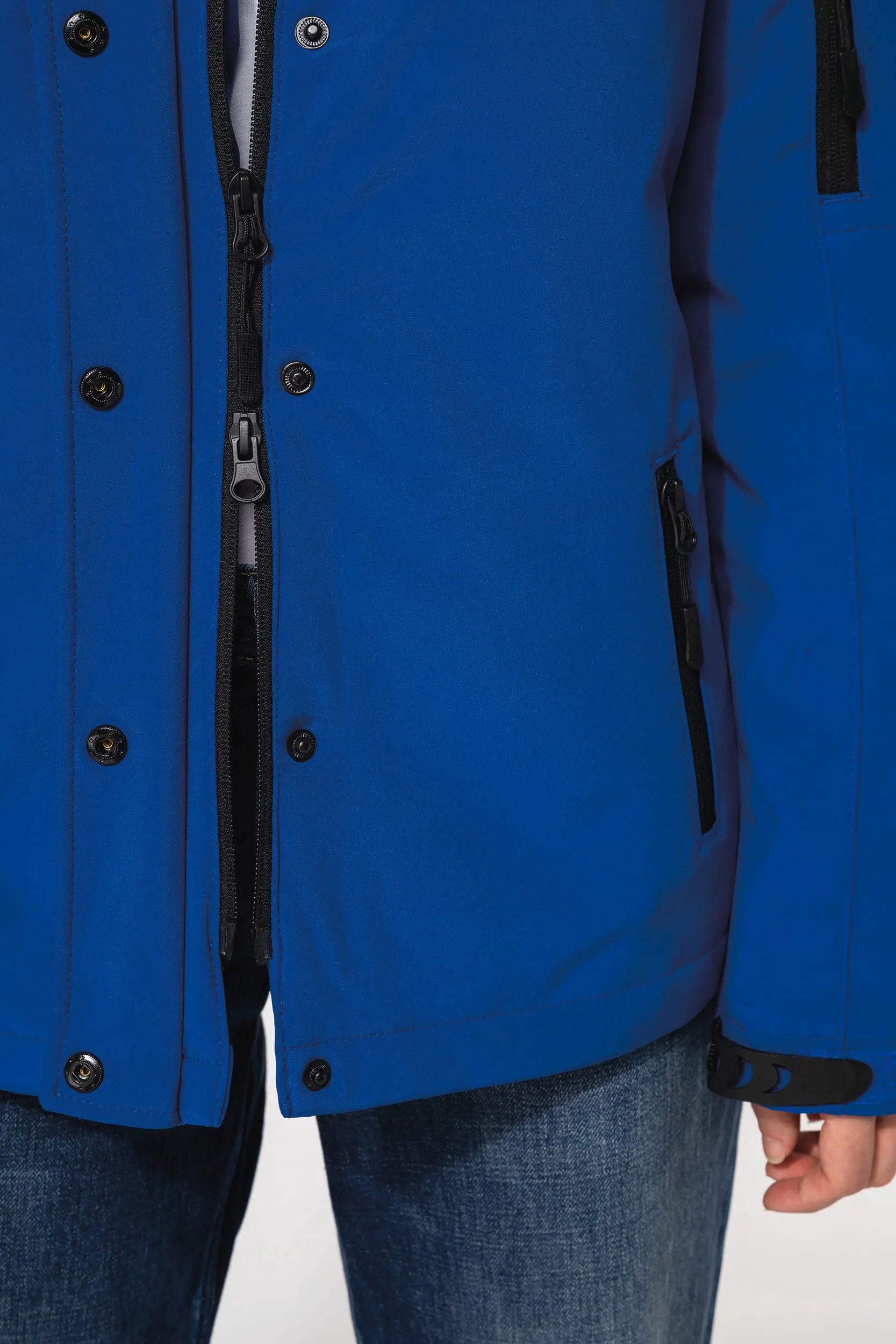Parka softshell acolchada con capucha mujer