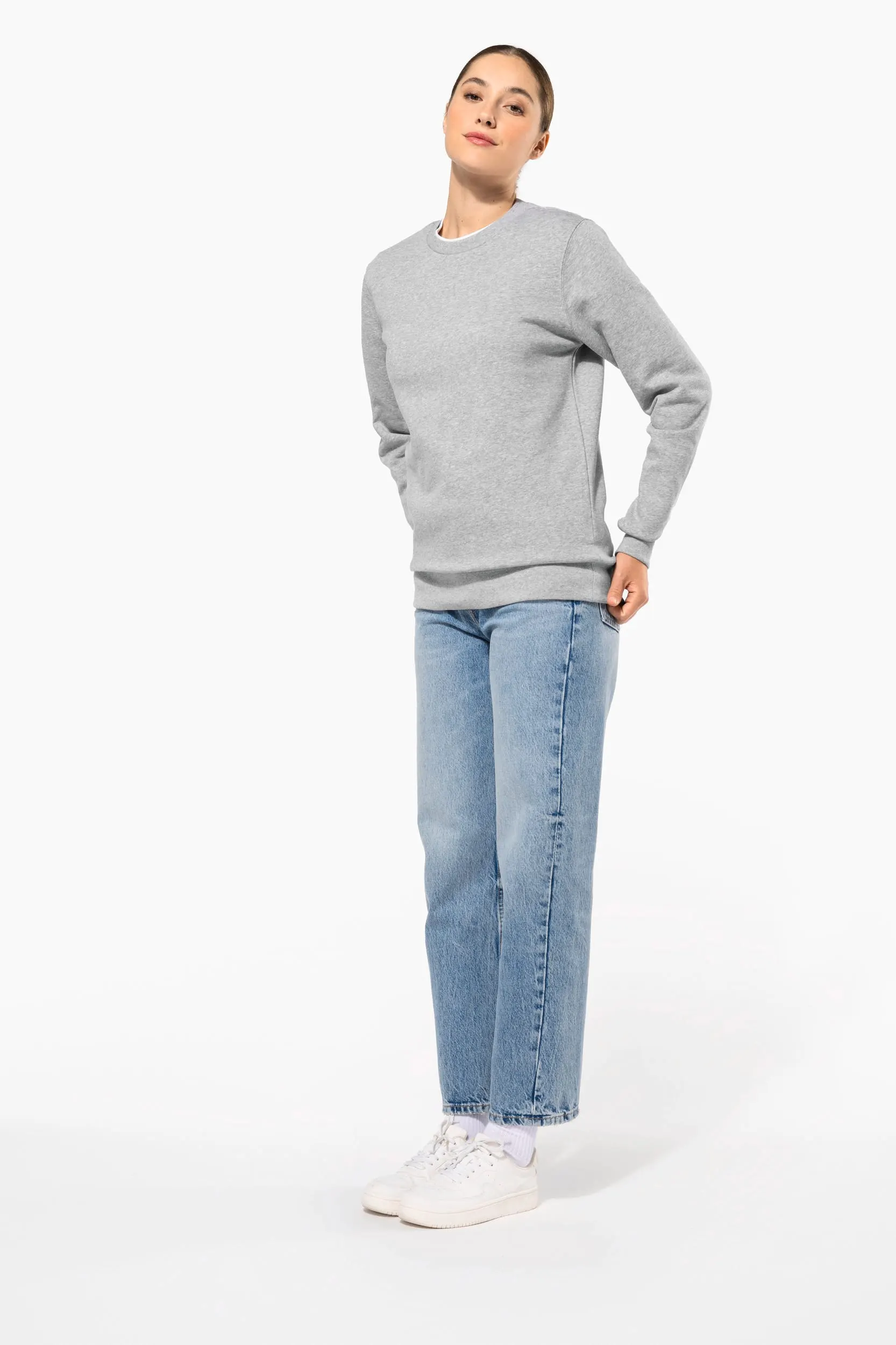 Sudadera cuello redondo 80/20 unisex