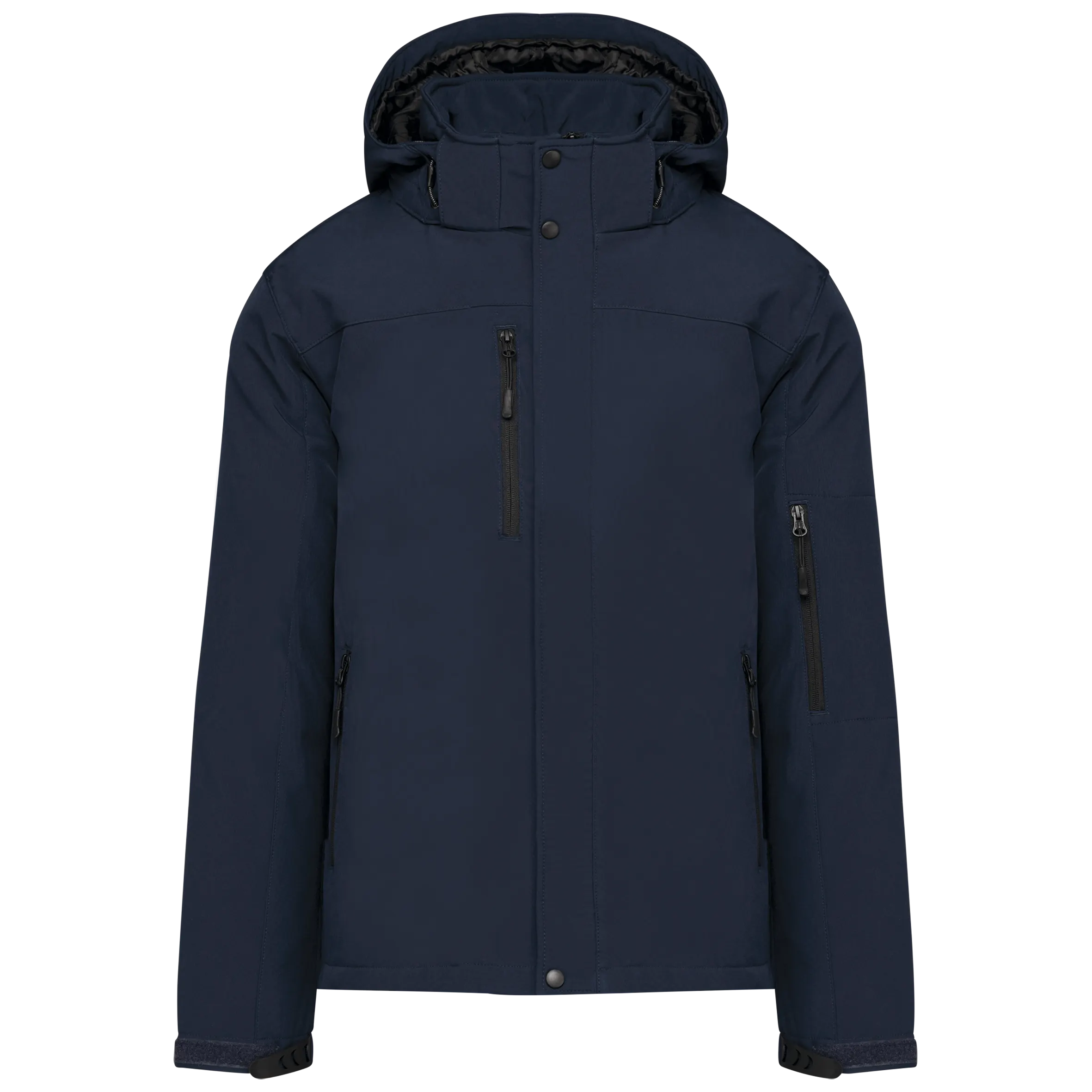 Parka softshell acolchada con capucha hombre