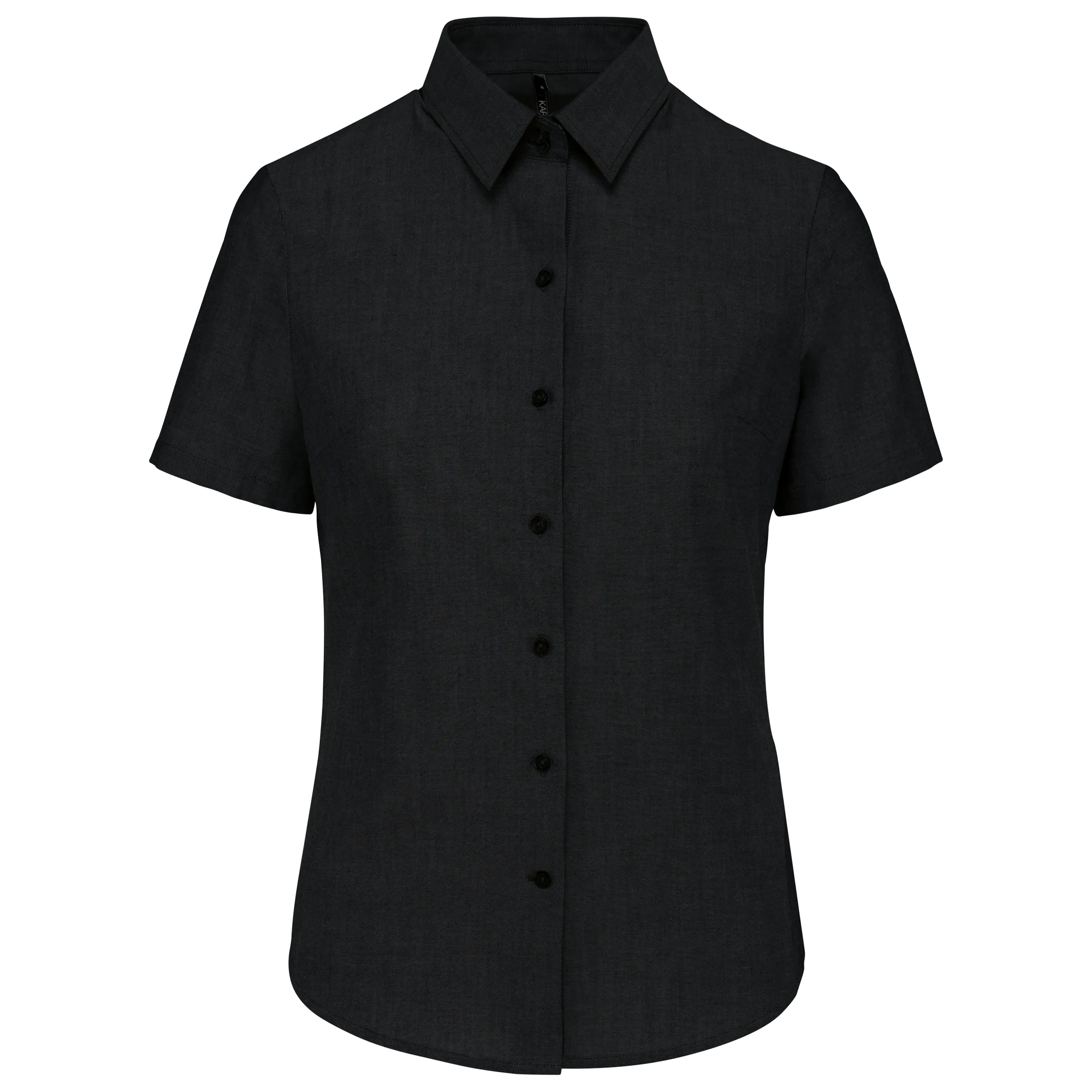 Camisa oxford manga corta mujer