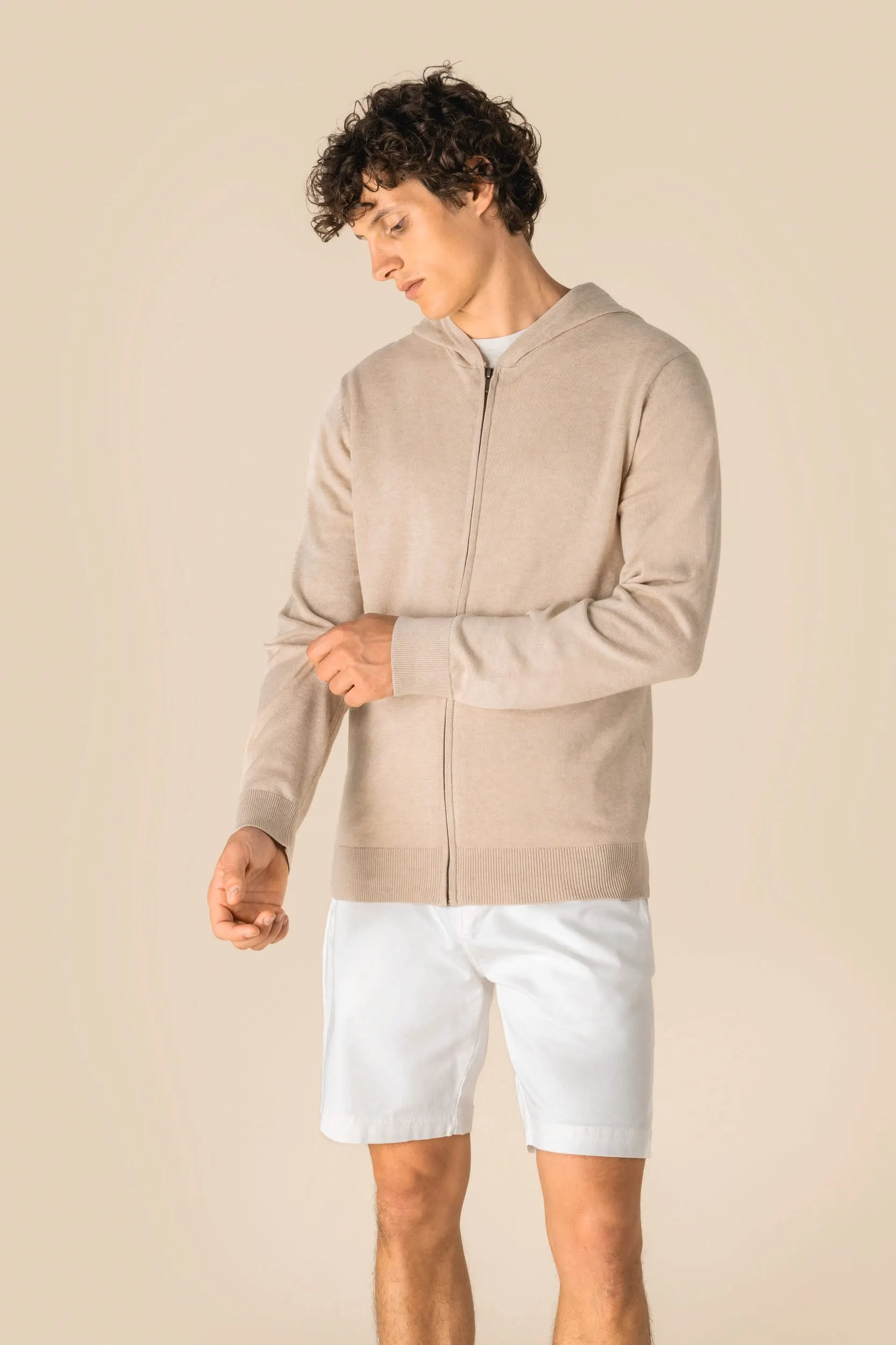 Jersey ecorresponsable con capucha de lyocell hombre