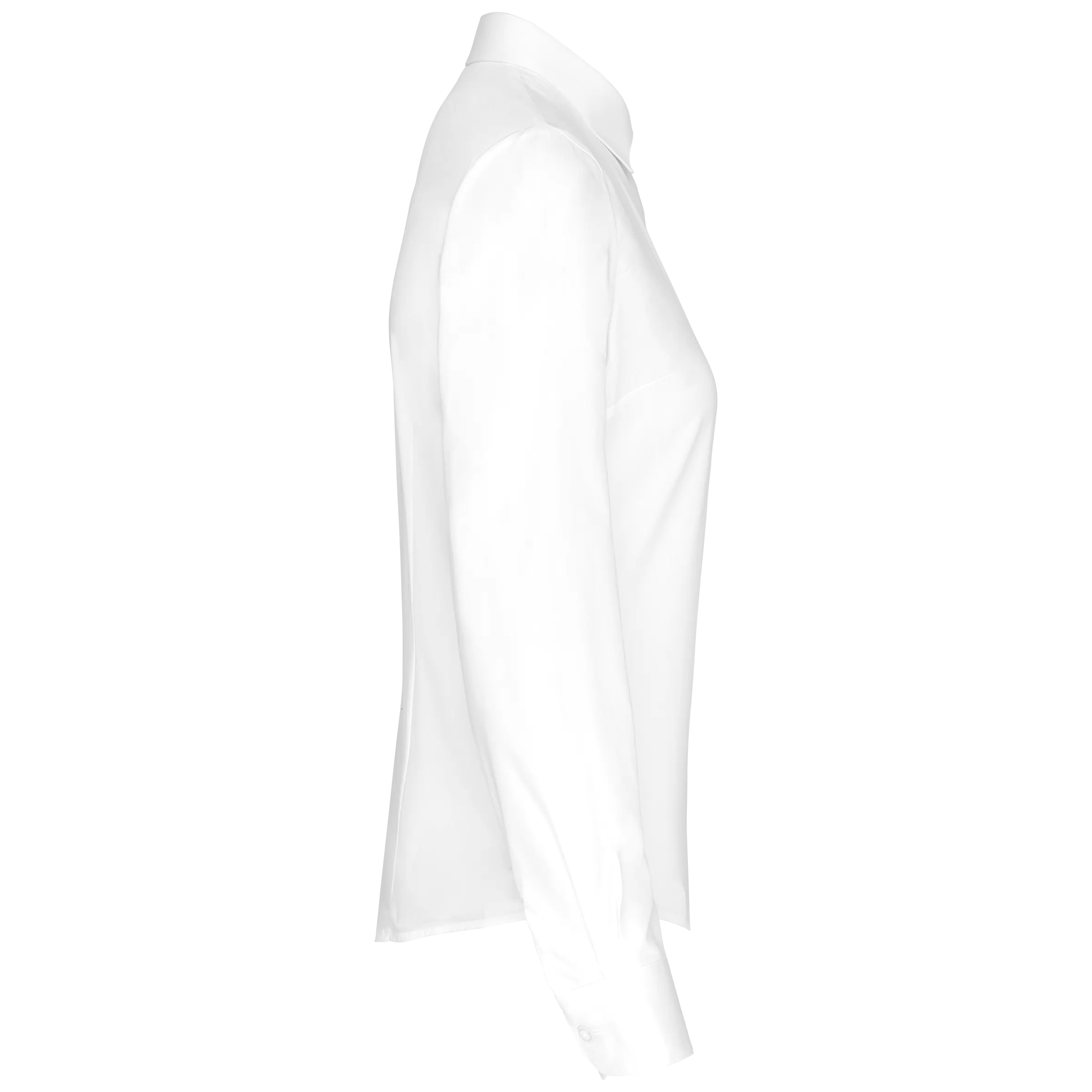 Camisa popelina manga larga mujer