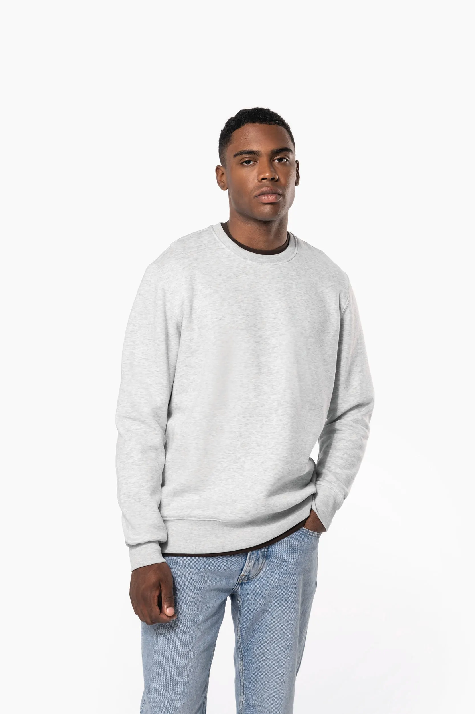 Sudadera cuello redondo
