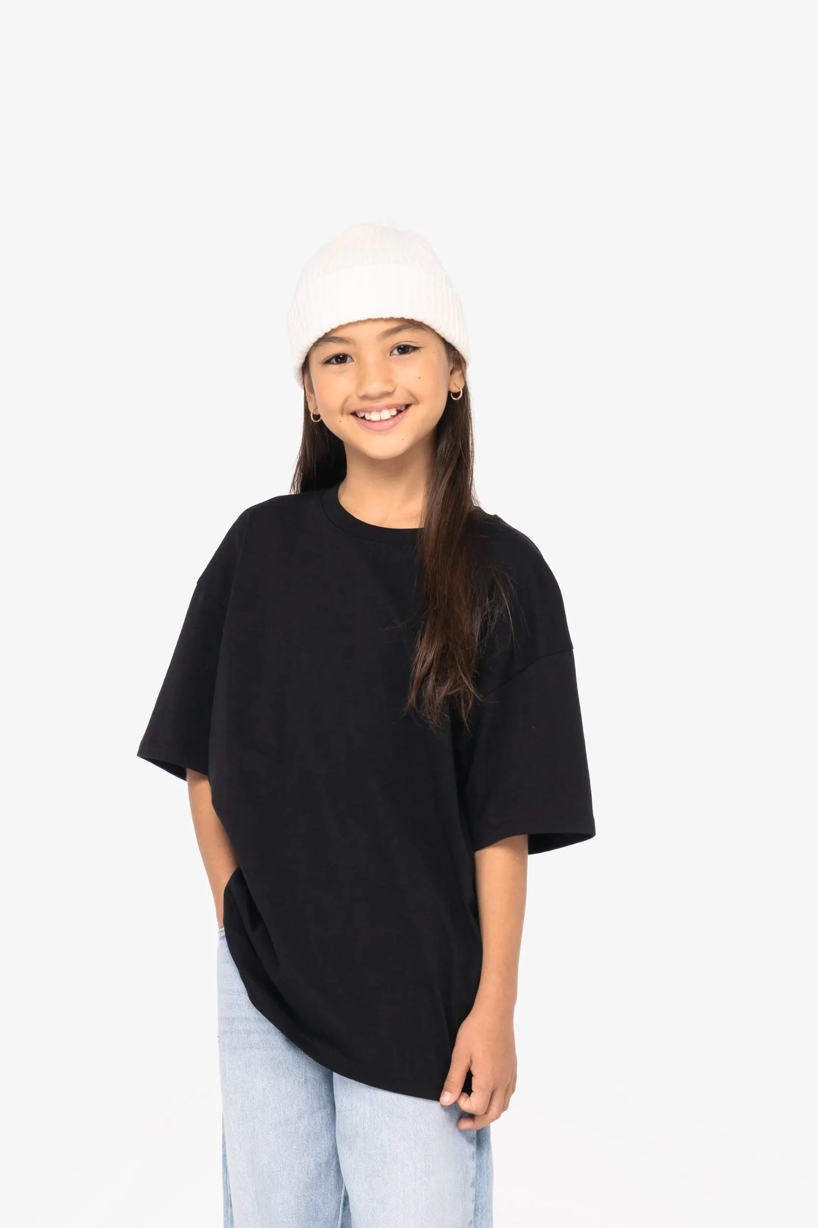 Camiseta ecorresponsable oversize infantil
