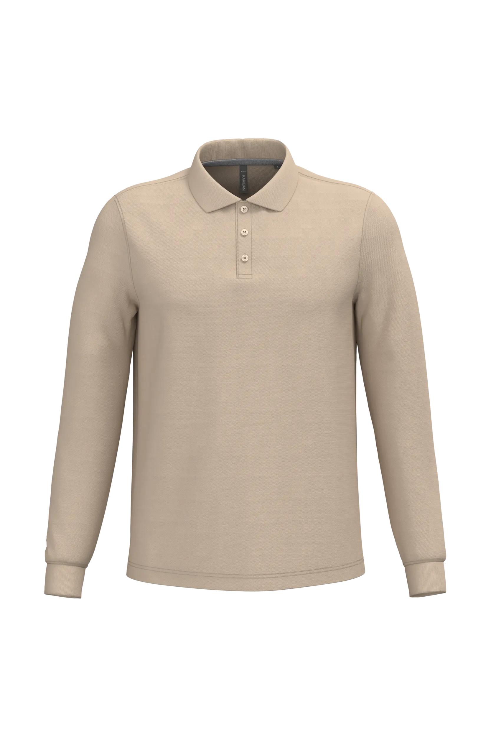 Polo manga larga hombre