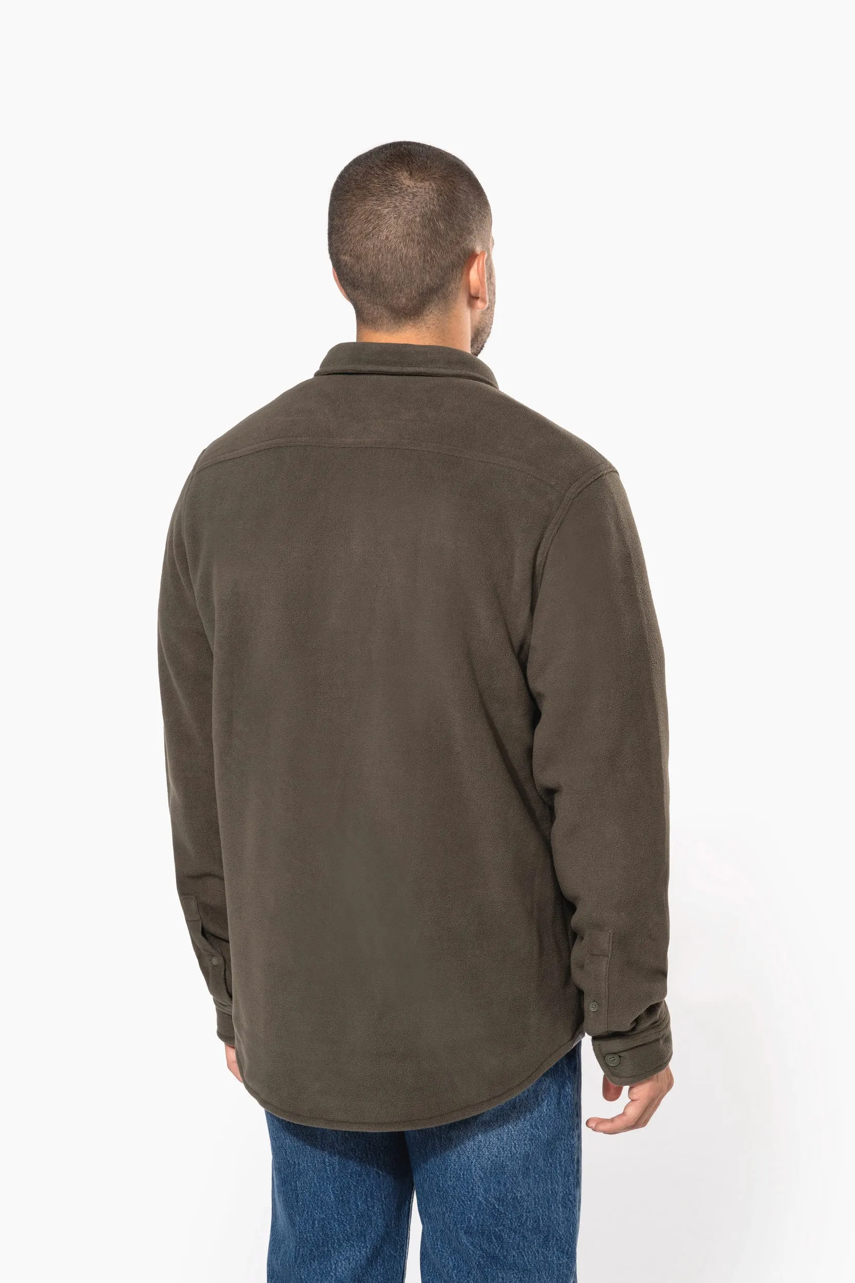Sobrecamisa polar con forro de sherpa