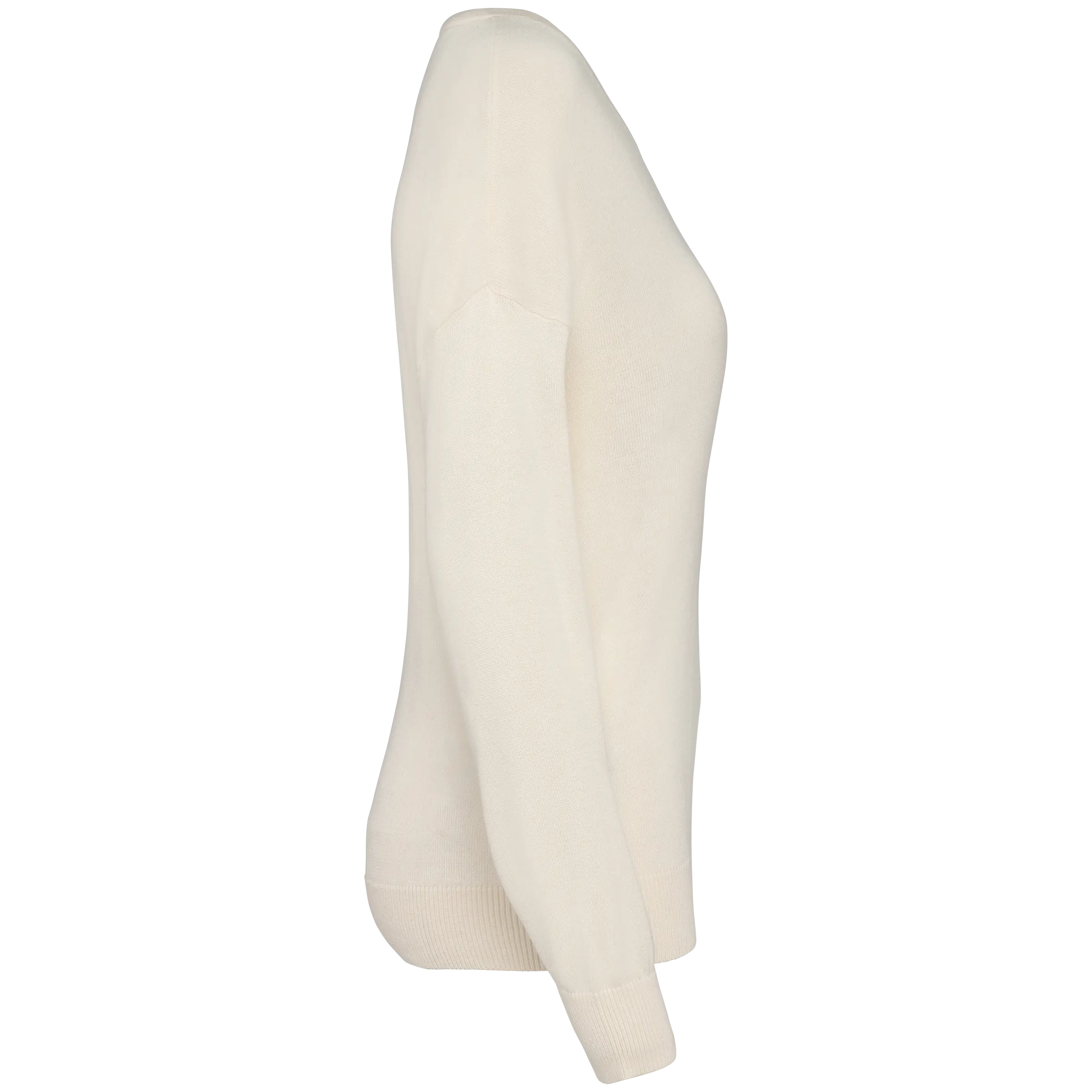 Jersey ecorresponsable cuello de pico de lyocell mujer