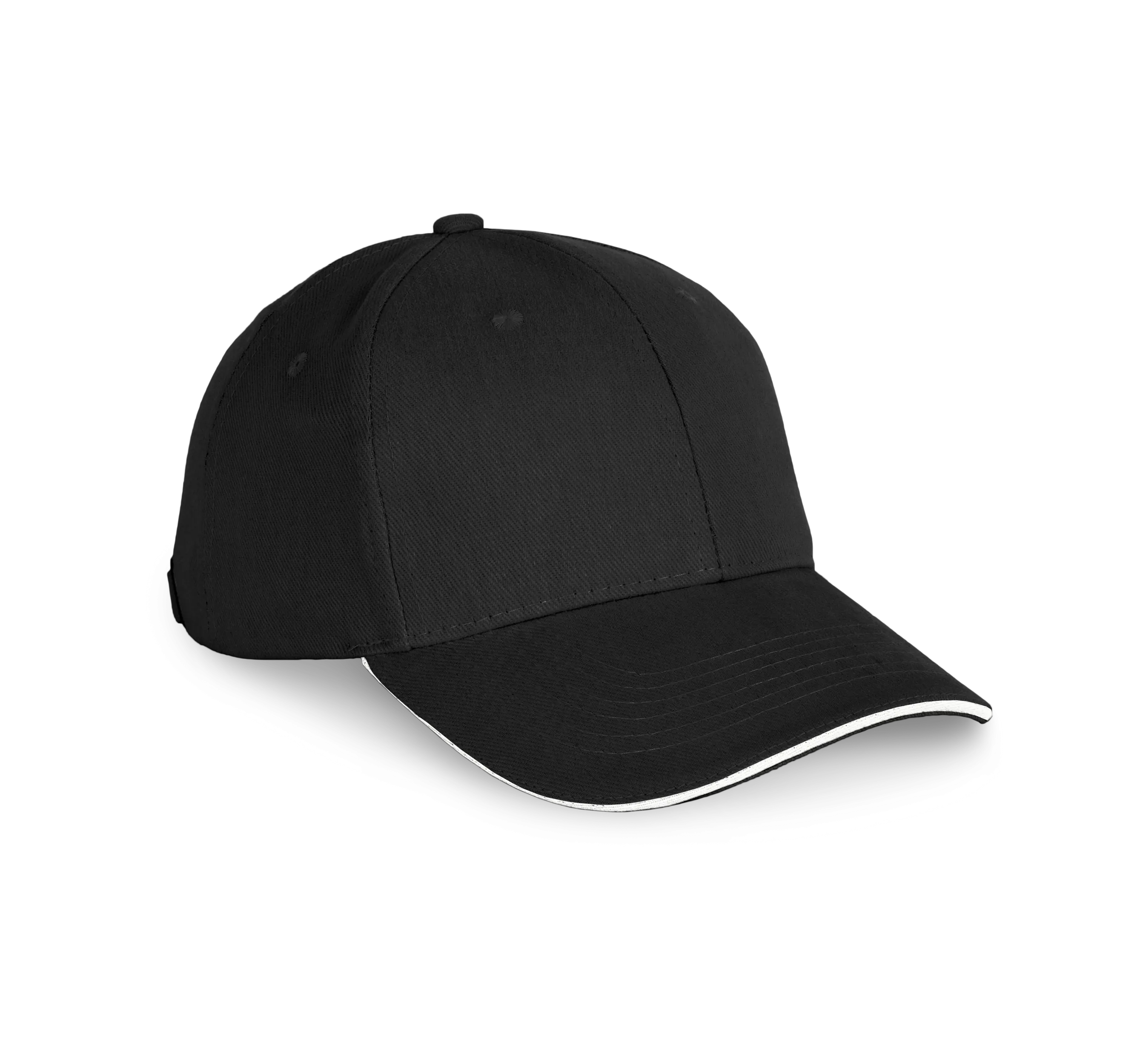 Gorra algodón orgánico con sándwich contrastado - 6 paneles