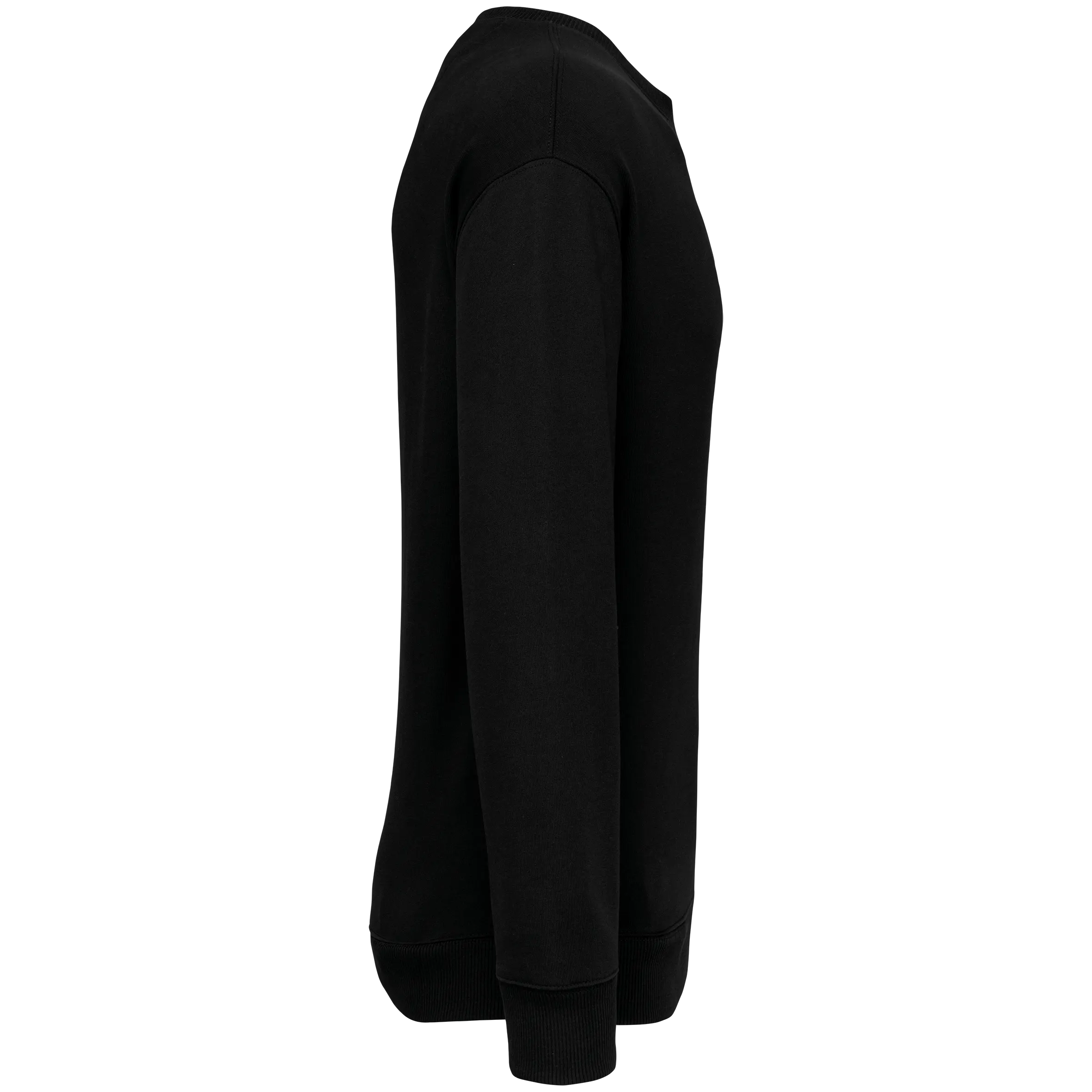 Sudadera ecorresponsable cuello redondo y hombros caídos French Terry unisex
