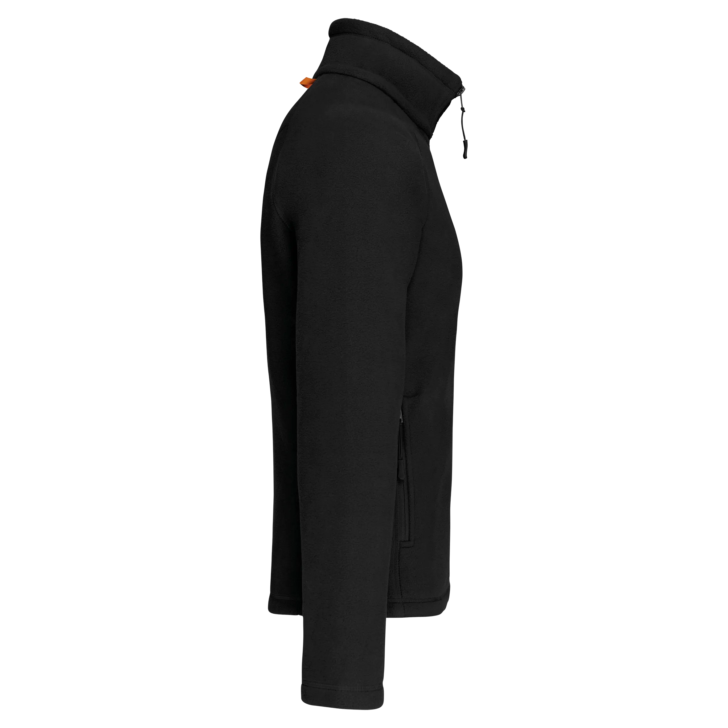 Chaqueta micropolar con cremallera y mangas raglán hombre
