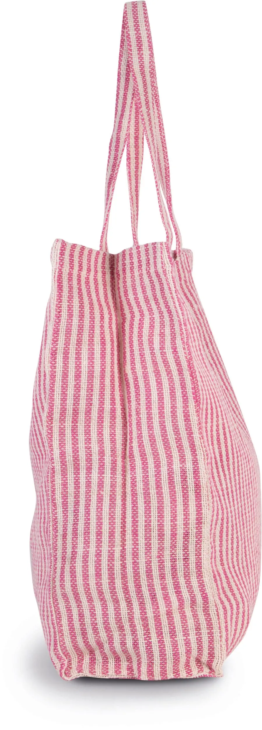 Bolsa shopper de juco a rayas