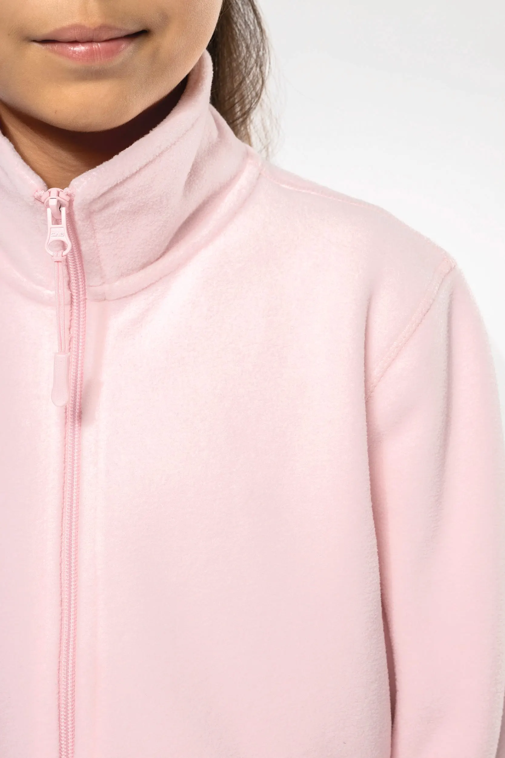 Chaqueta micropolar con cremallera infantil