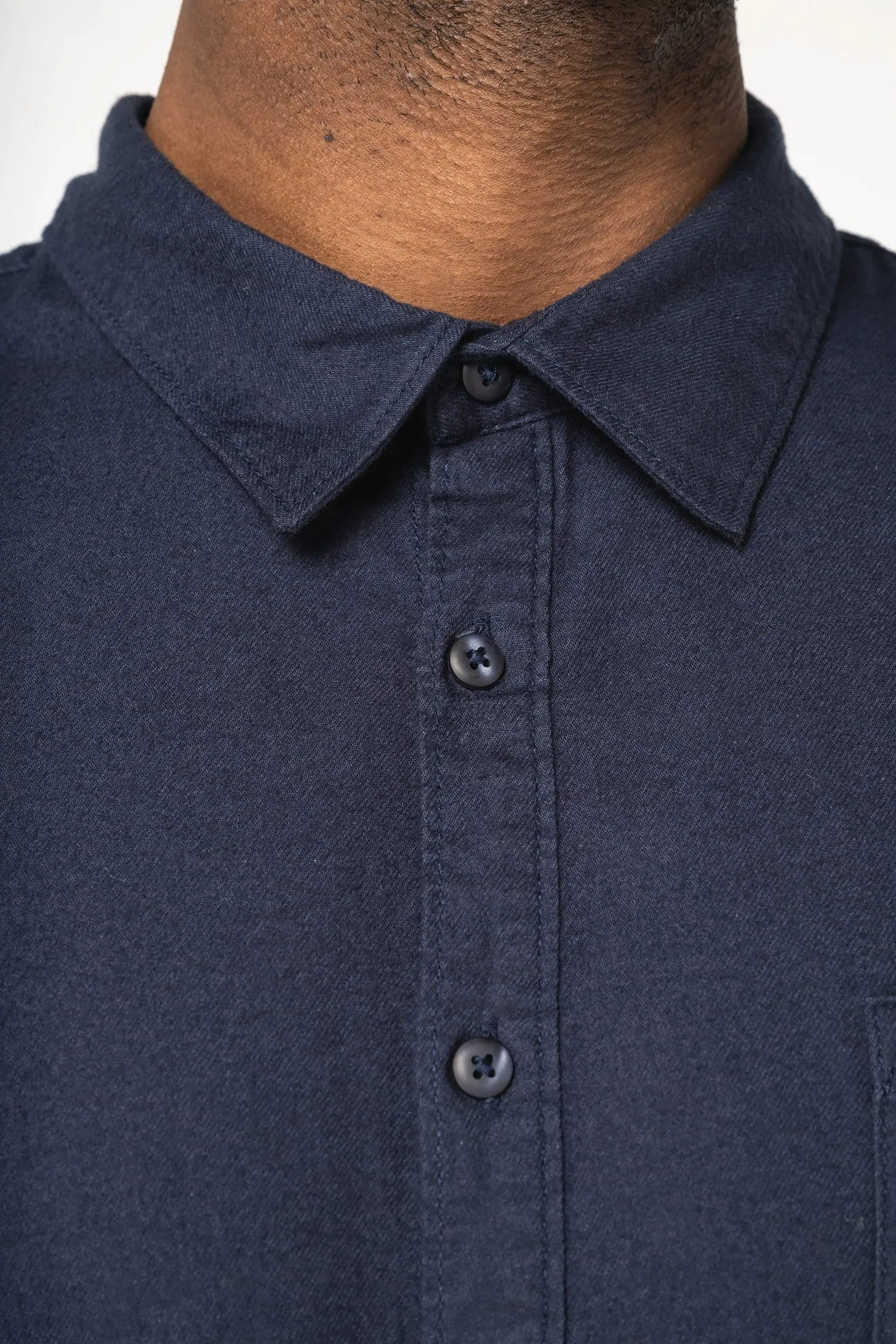 Camisa ecorresponsable de franela hombre