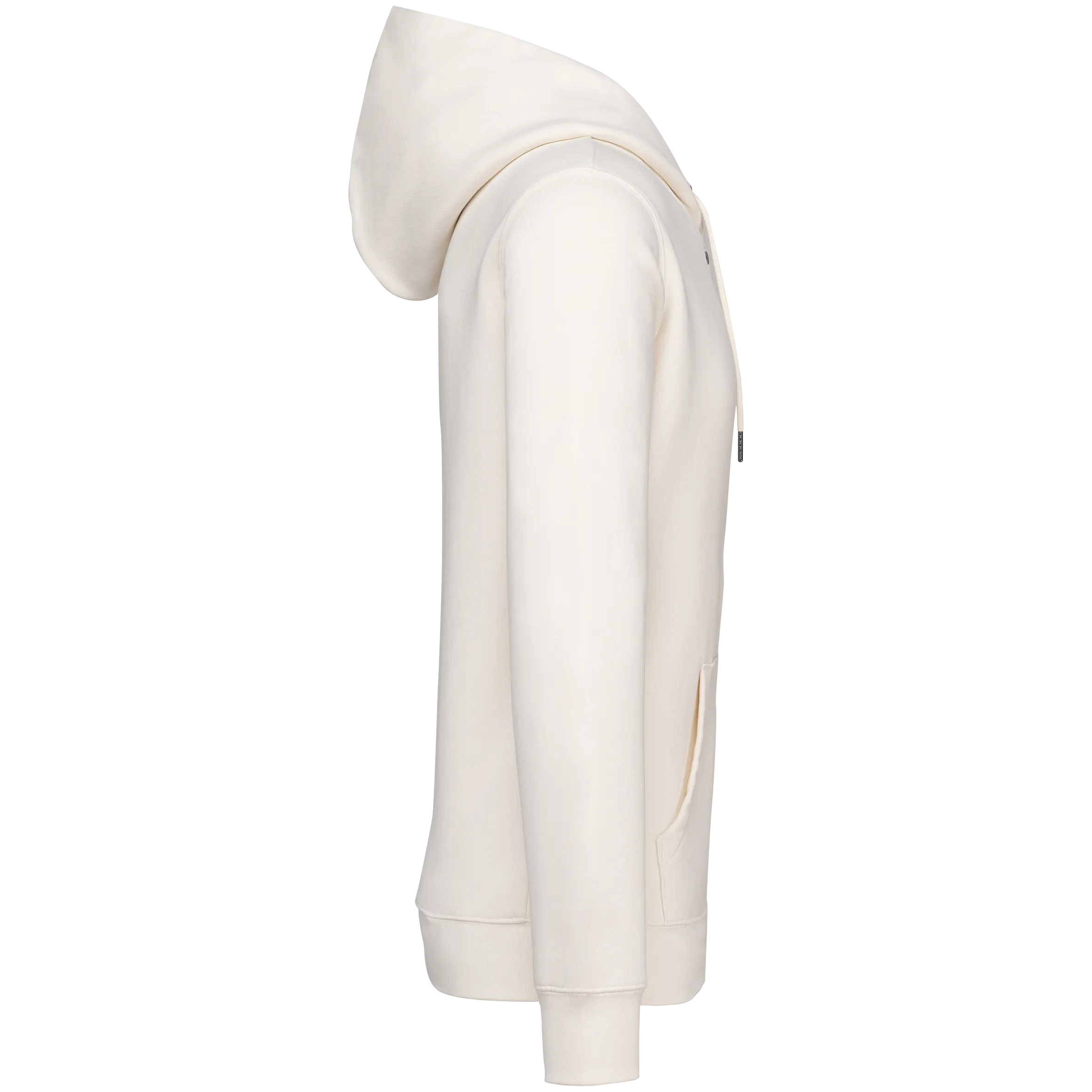 Sudadera ecorresponsable con cremallera y capucha unisex