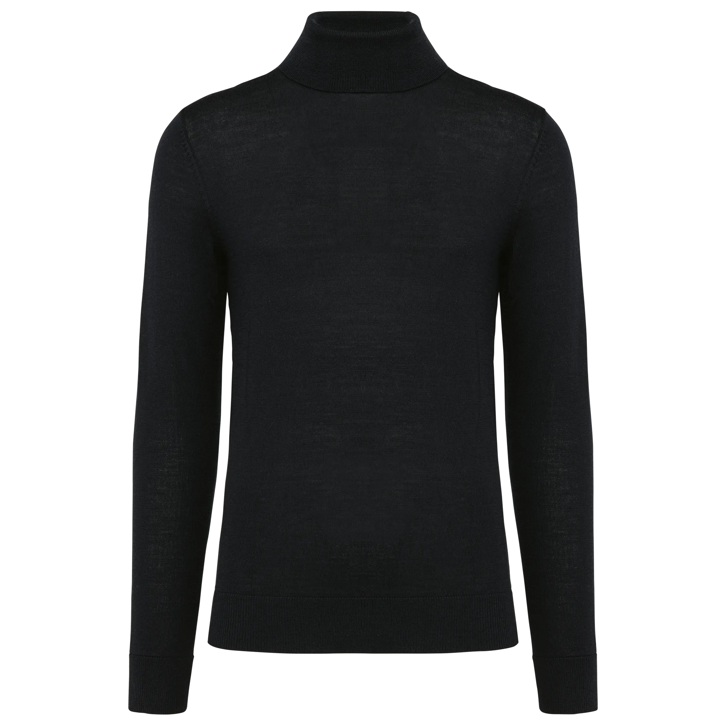 Jersey lana merina cuello vuelto hombre