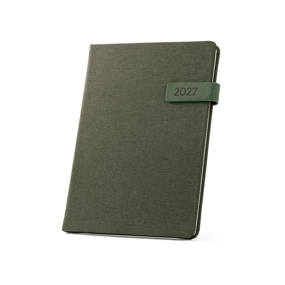 ANDRESEN B5. Agenda en poliéster reciclado (100% rPET)