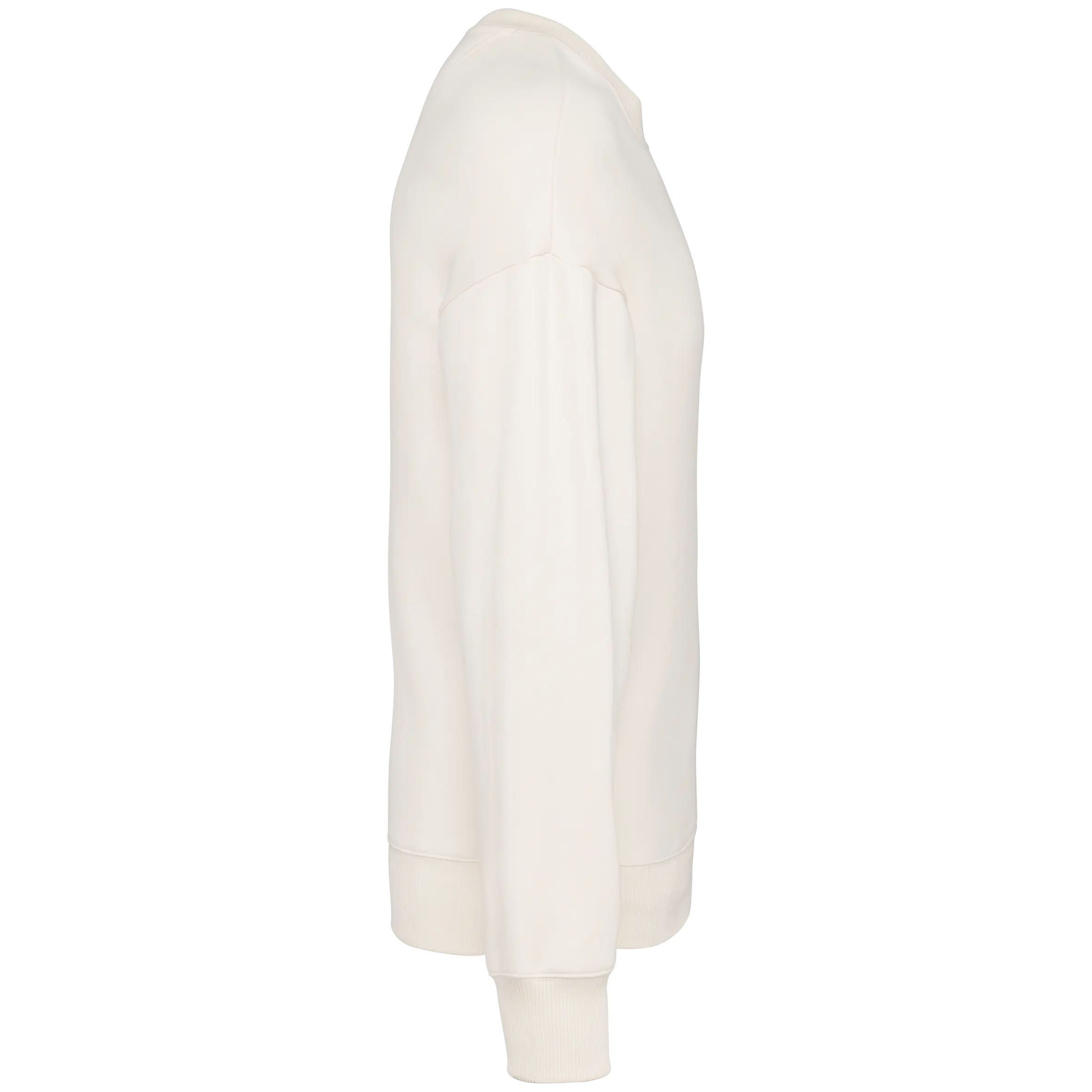 Sudadera ecorresponsable cuello redondo oversize unisex