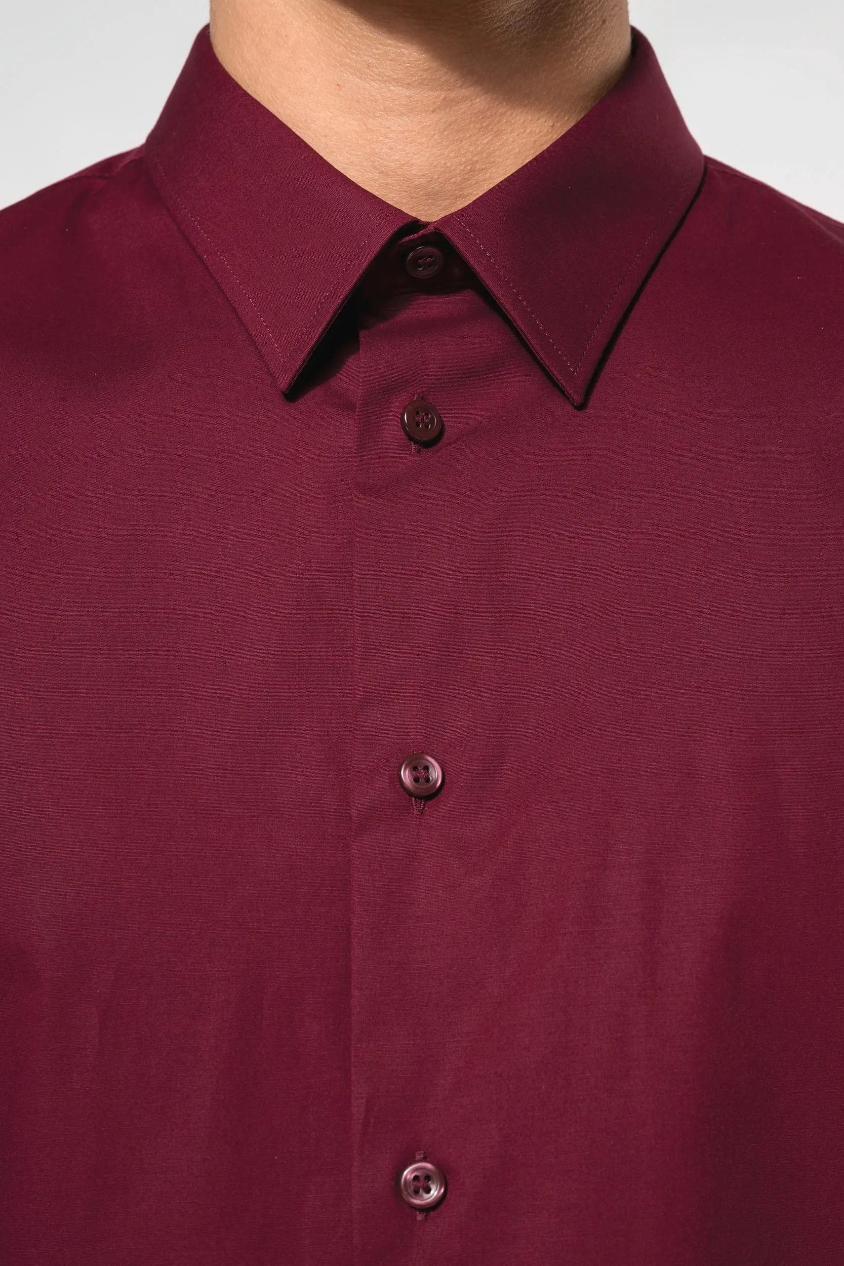 Camisa strech manga corta hombre