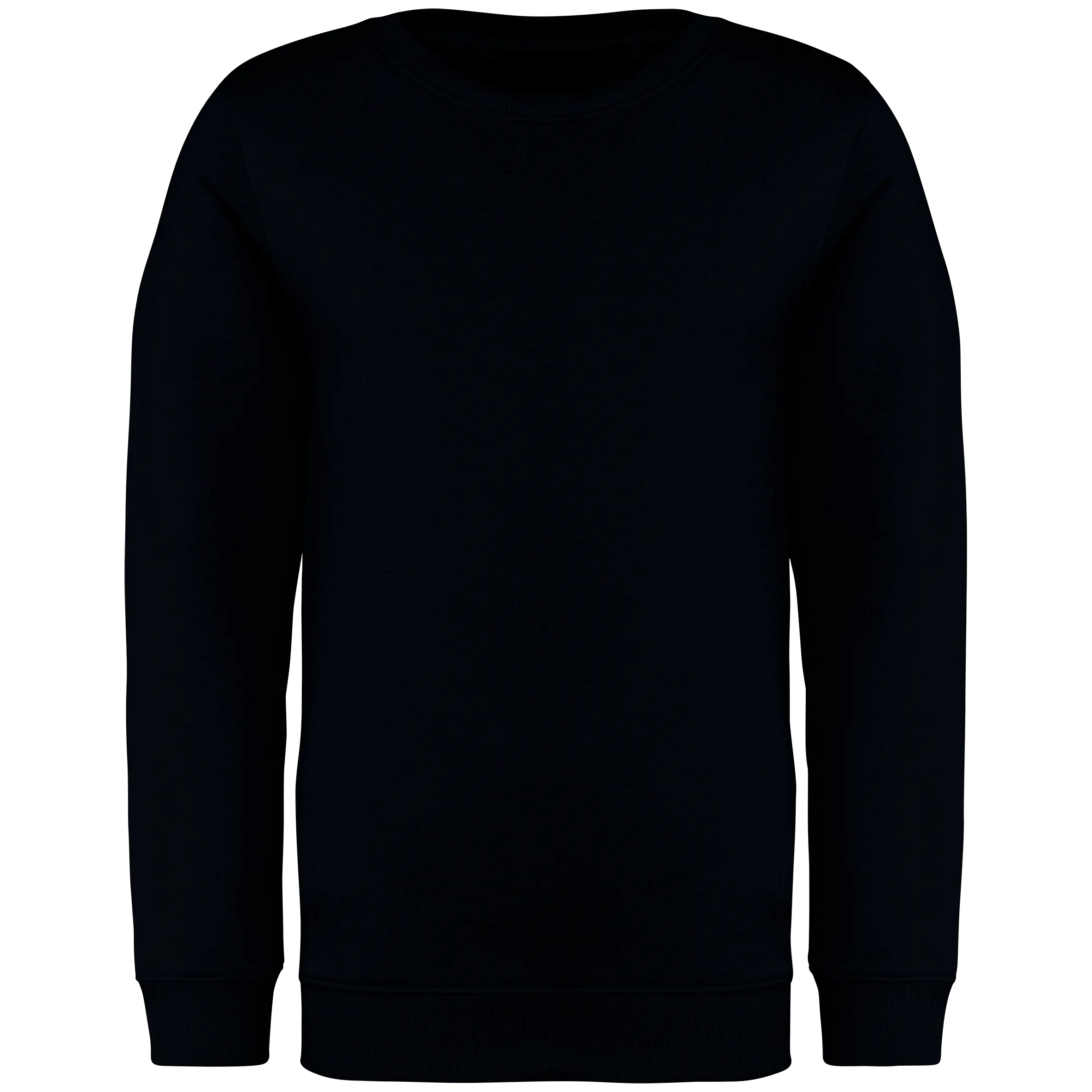 Sudadera ecorresponsable cuello redondo infantil