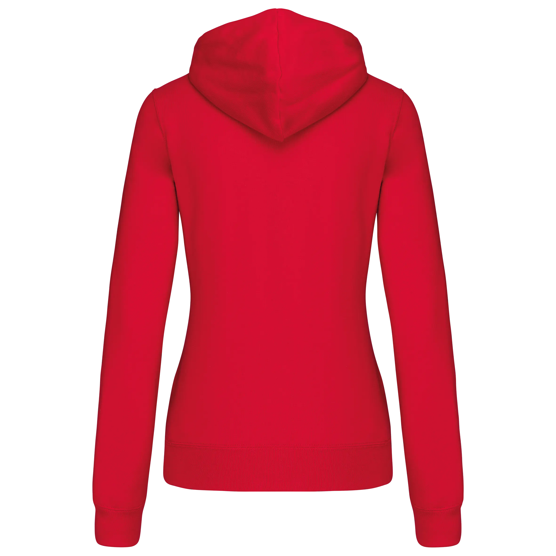 Sudadera capucha contrastada mujer