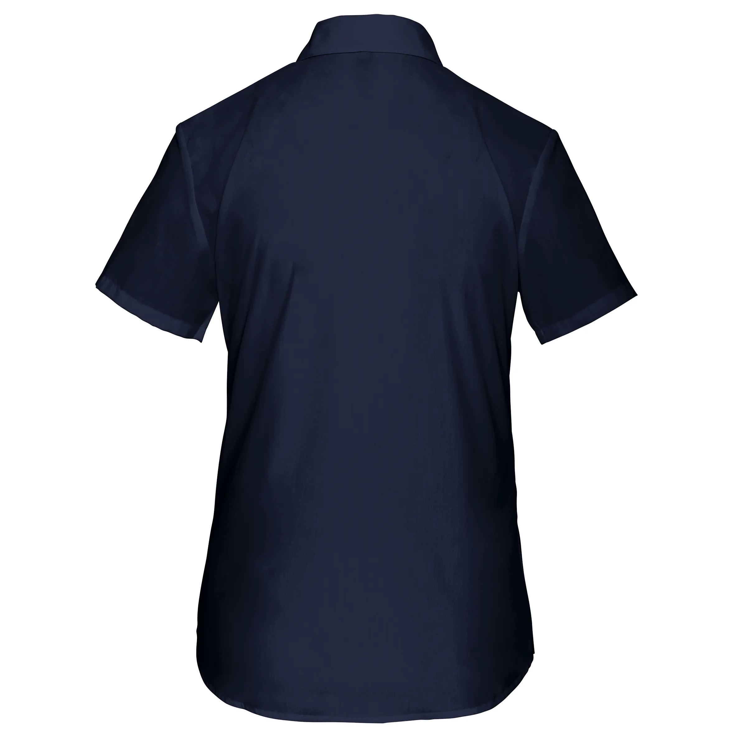 Camisa popelina de polialgodón manga corta de fácil cuidado mujer