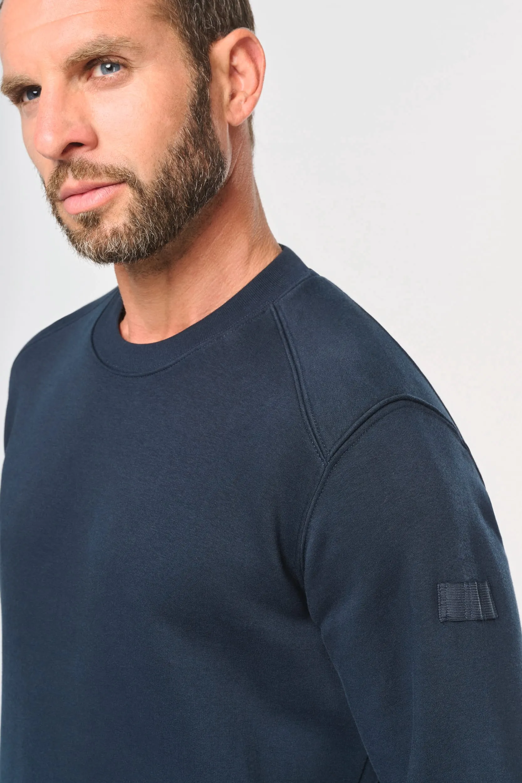Sudadera manga montada