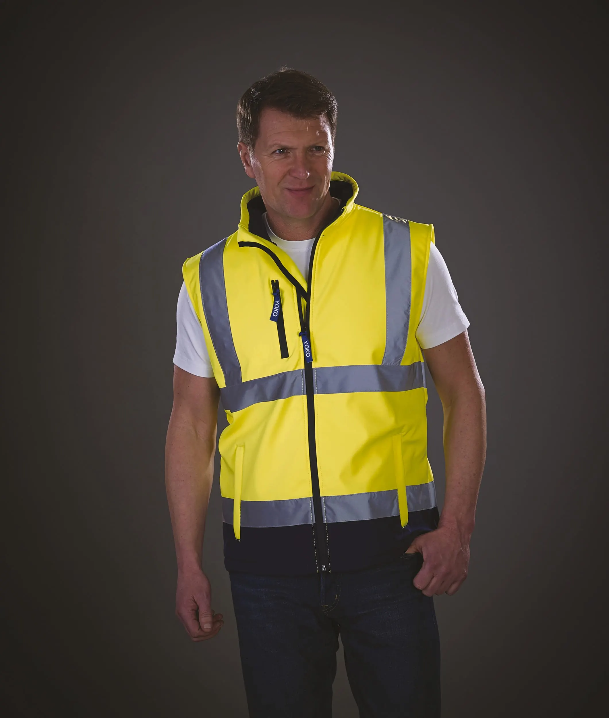 Chaleco Softshell Alta Visibilidad